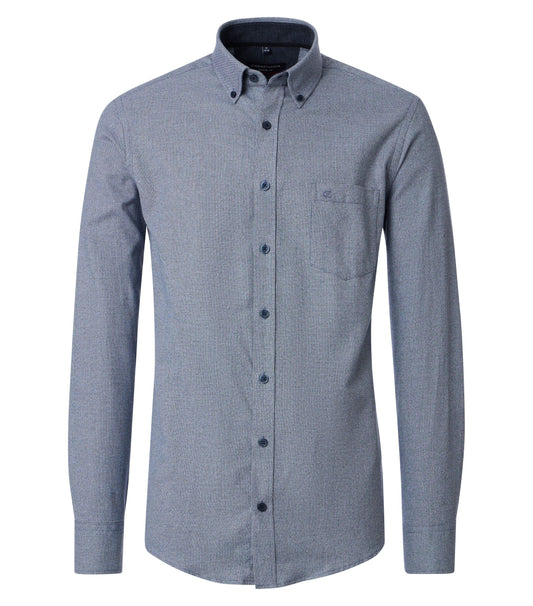 Casa Moda Herren Freizeithemd blau