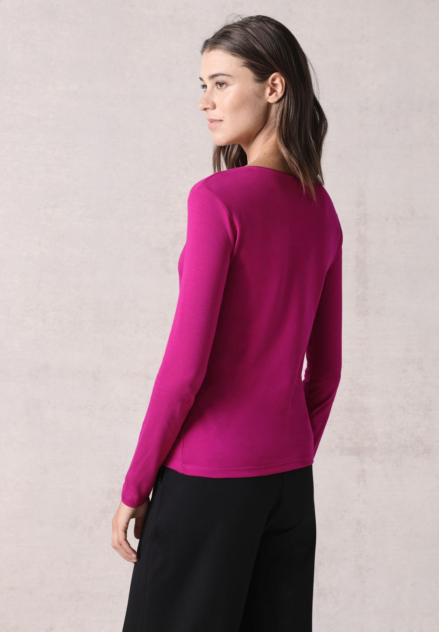 Cecil Damen Shirt mit Rundhals rosa