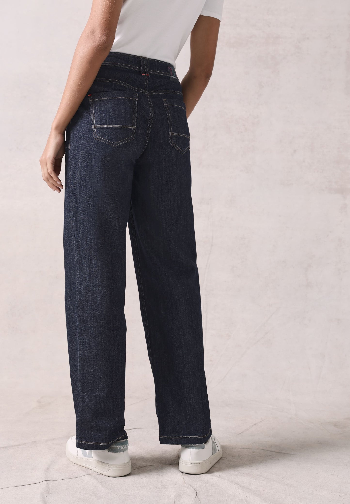 Cecil Damen Jeans im Loose Fit blau