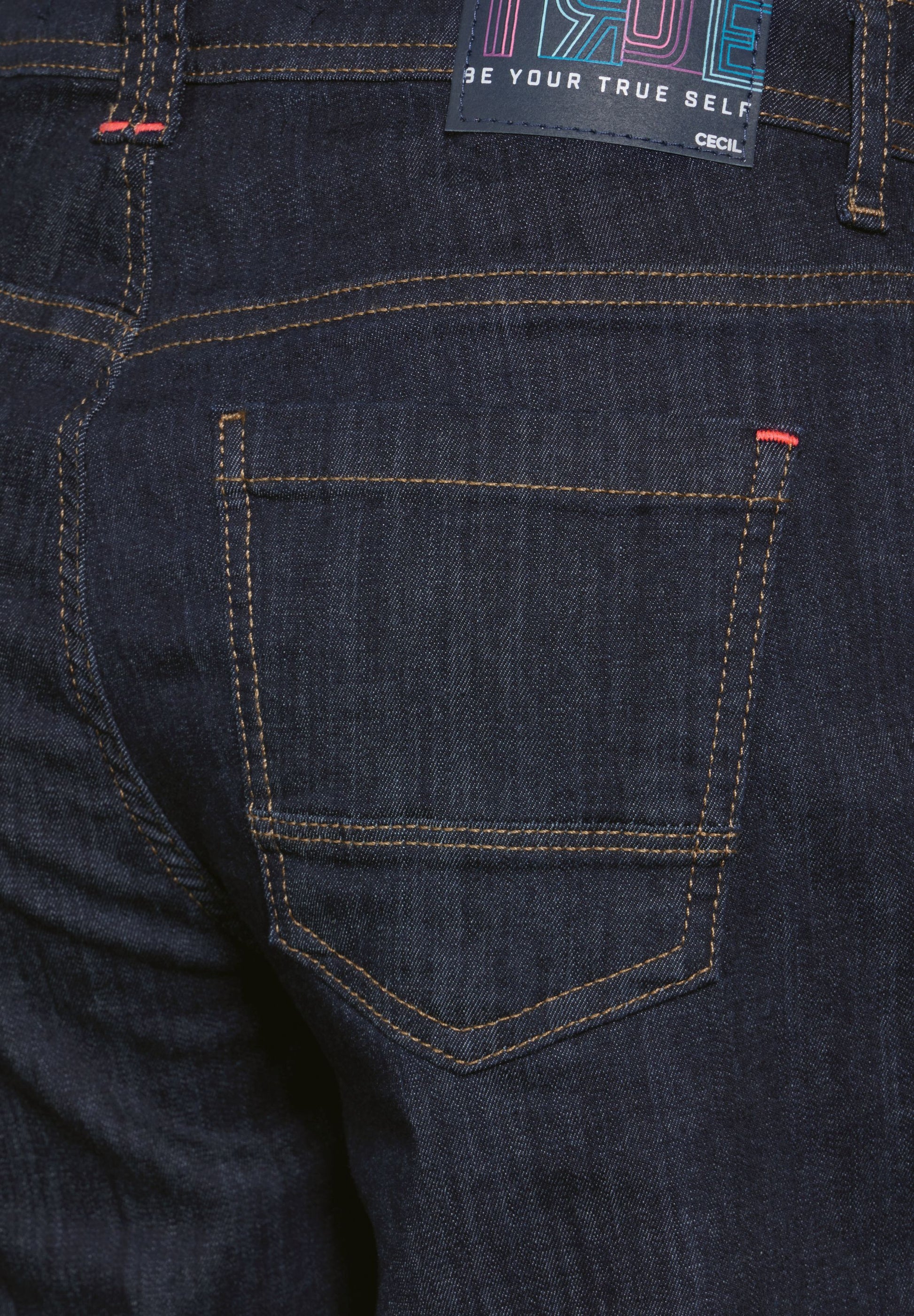 CECIL Bootcut Jeans Toronto - Dark Blue Wash - Cotton Blues CECIL Bootcut Jeans Toronto - Dark Blue Wash - Cotton Blues