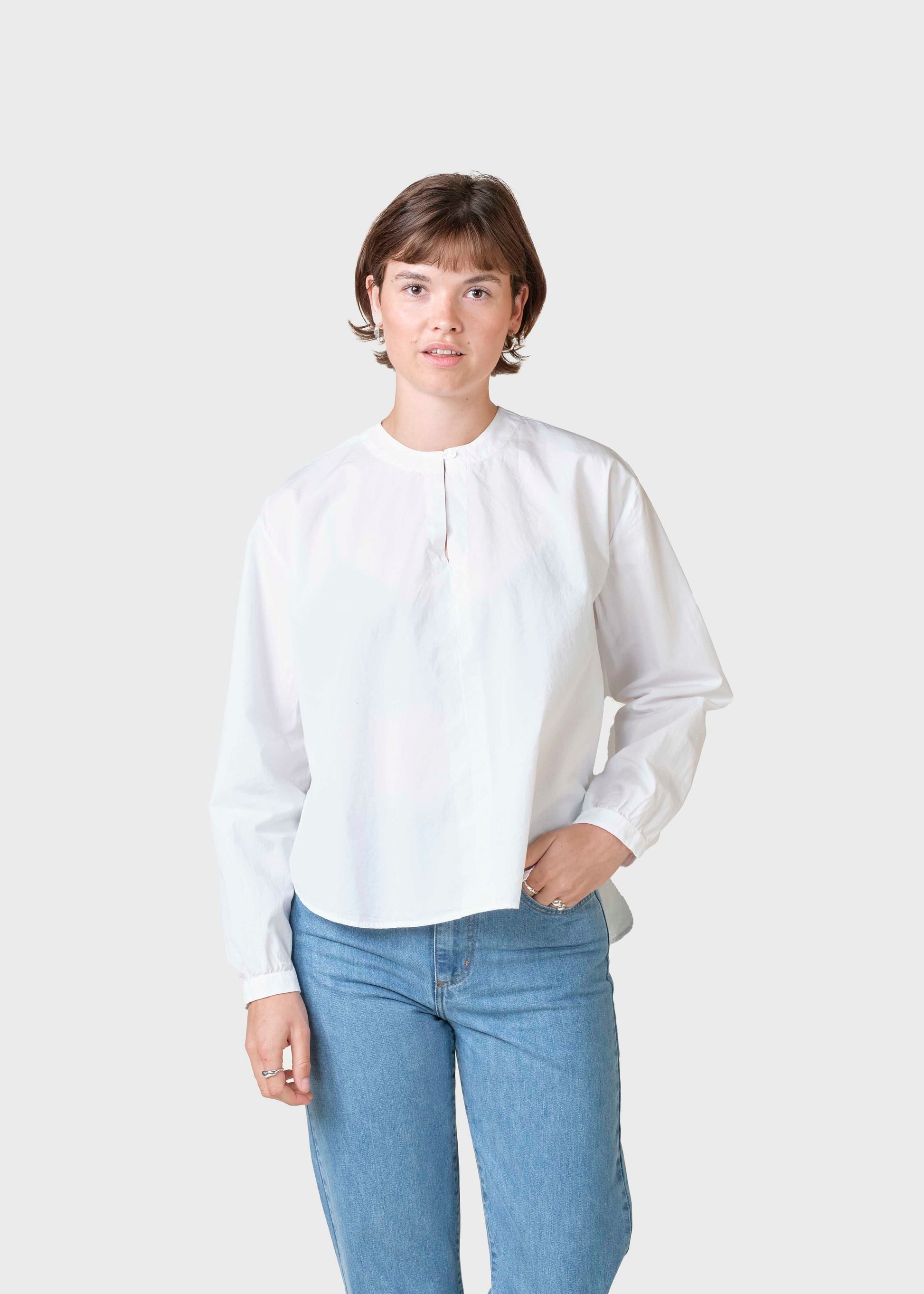 Klitmöller Damen Shirt Alma poplin shirt weiß