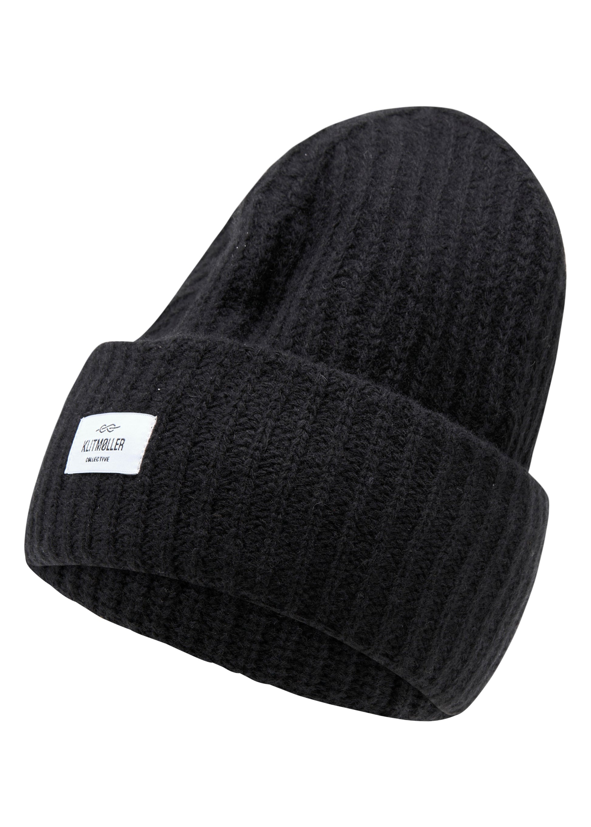 Klitmöller Mütze Wide rib beanie schwarz