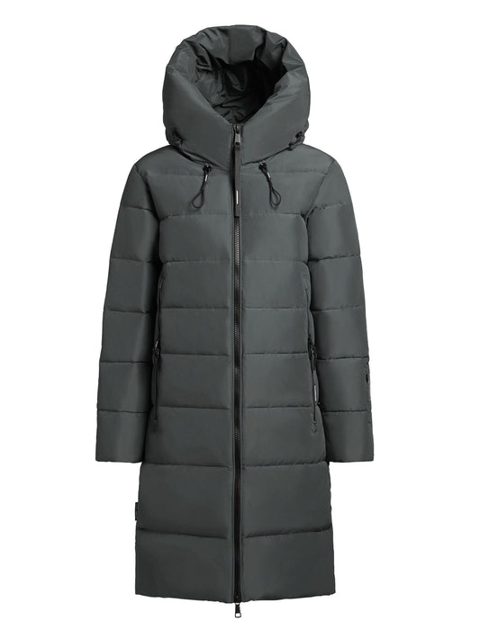 Khujo Damen Steppmantel JILIAS4 blau