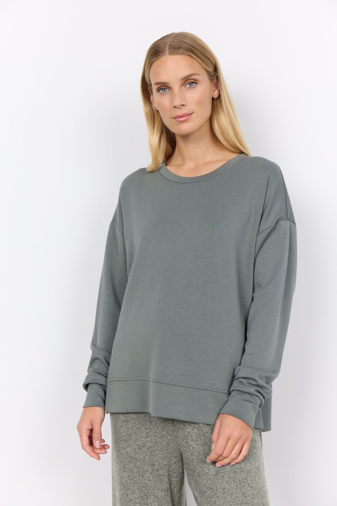 Soyaconcept Damen Sweatshirt SC-BANU 164 grau