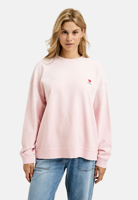 Smith&Soul Damen Sweatshirt Dip Dye XXL rosa