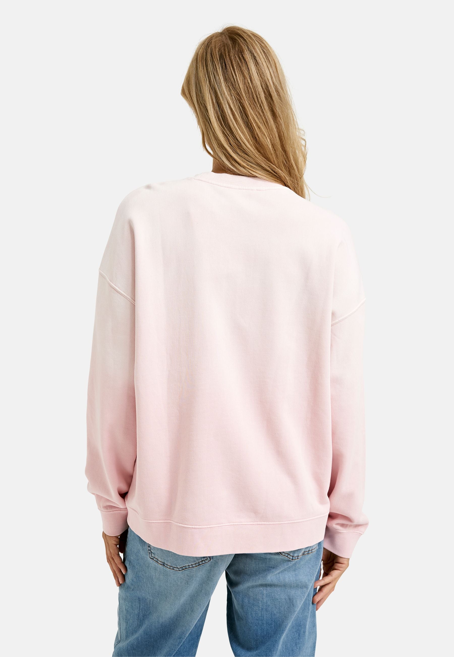 Smith&Soul Damen Sweatshirt Dip Dye rosa