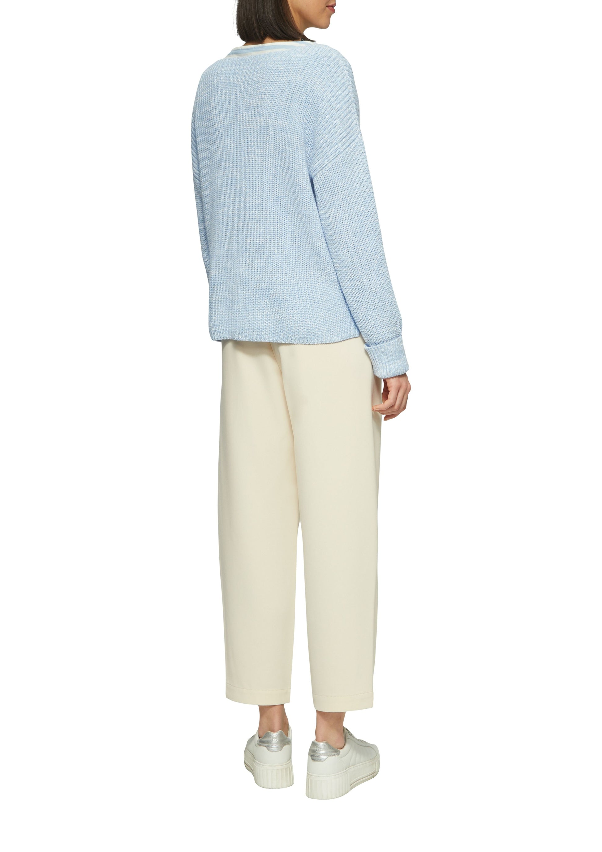 s.Oliver Damen Strickpullover blau