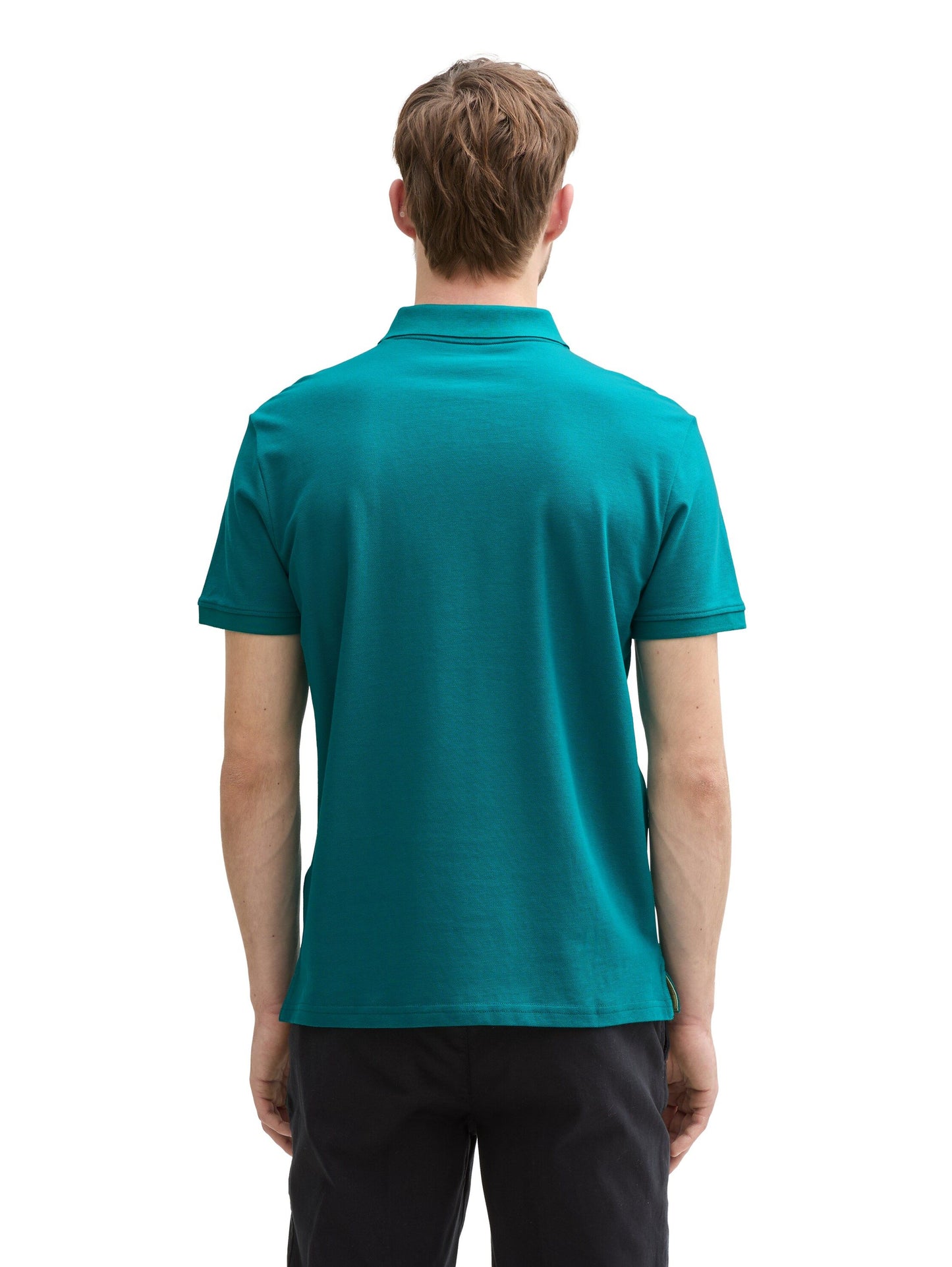 Tom Tailor Herren Piqué Poloshirt grün