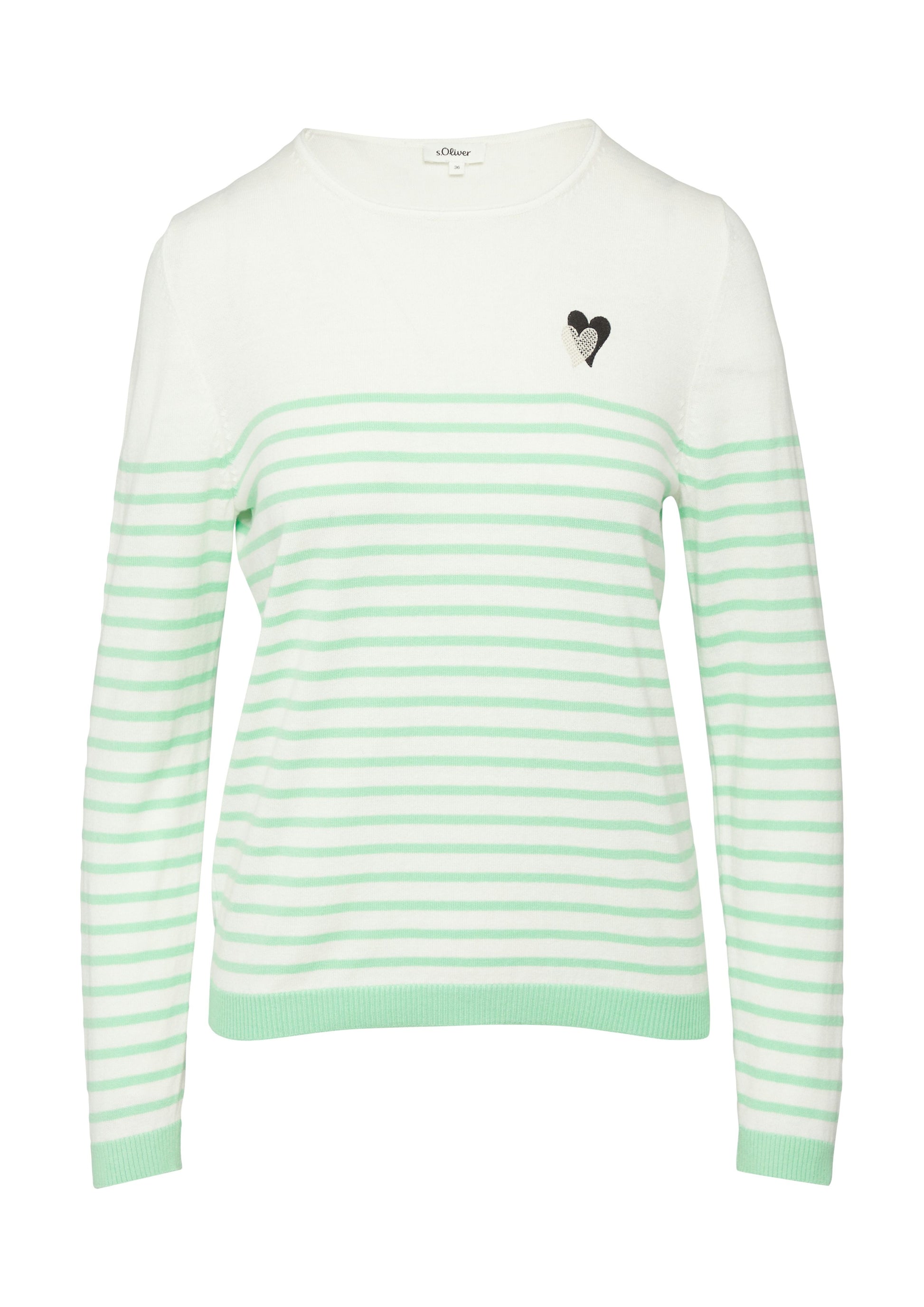 s.Oliver Damen Strickpullover grün