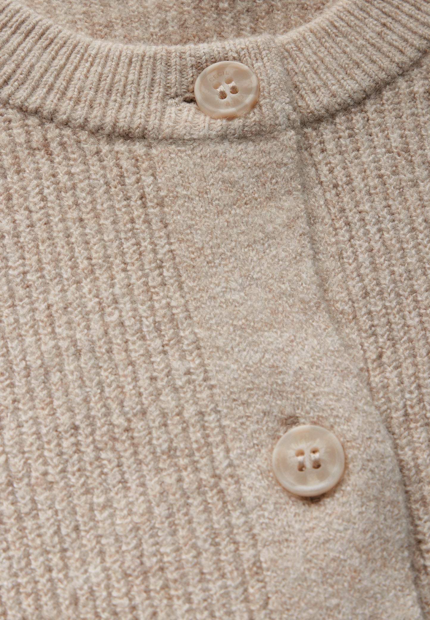 Cecil Damen kurzer Cardigan beige