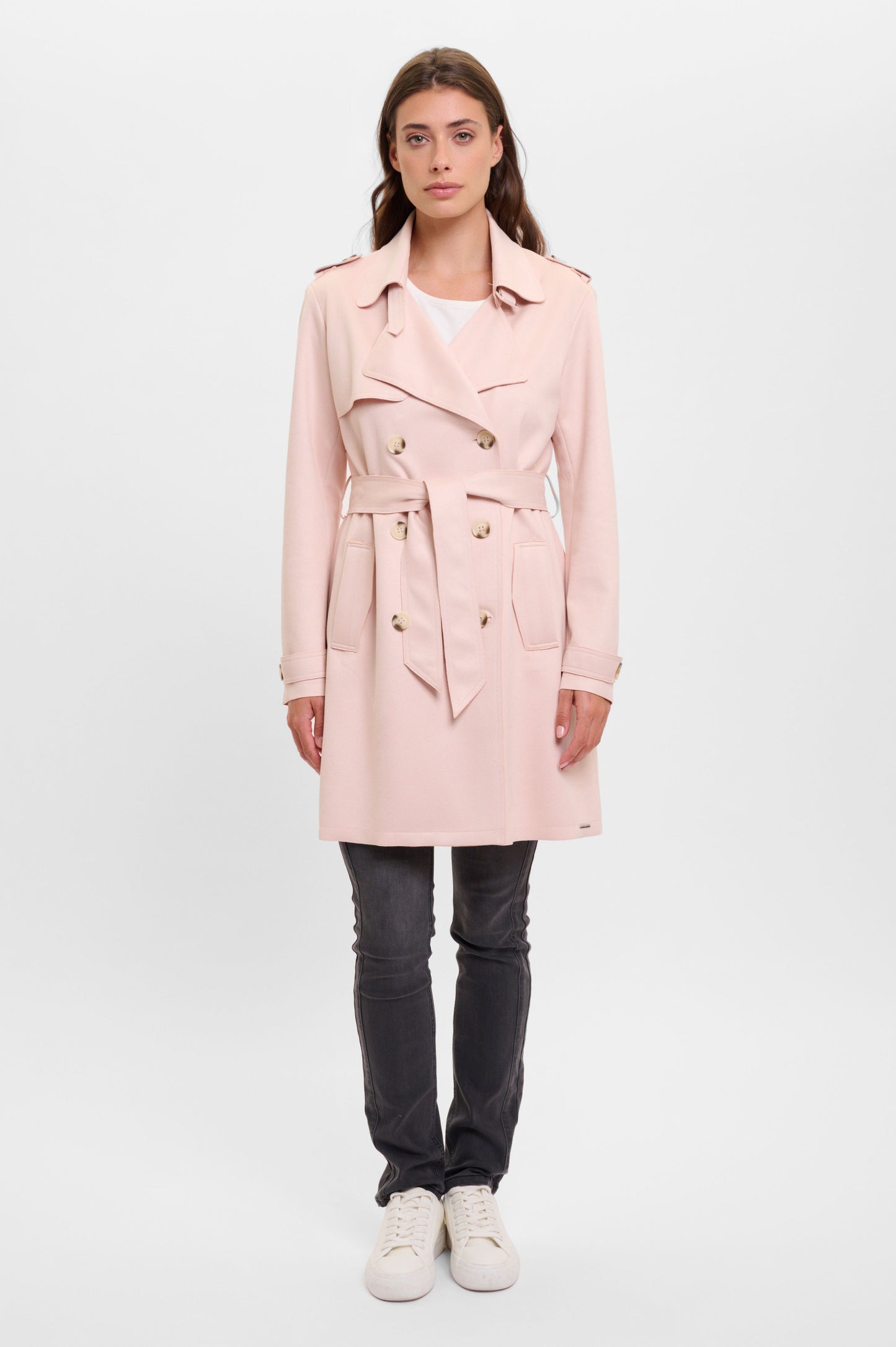 Rino & Pelle Damen Trenchcoat Kyona rosa