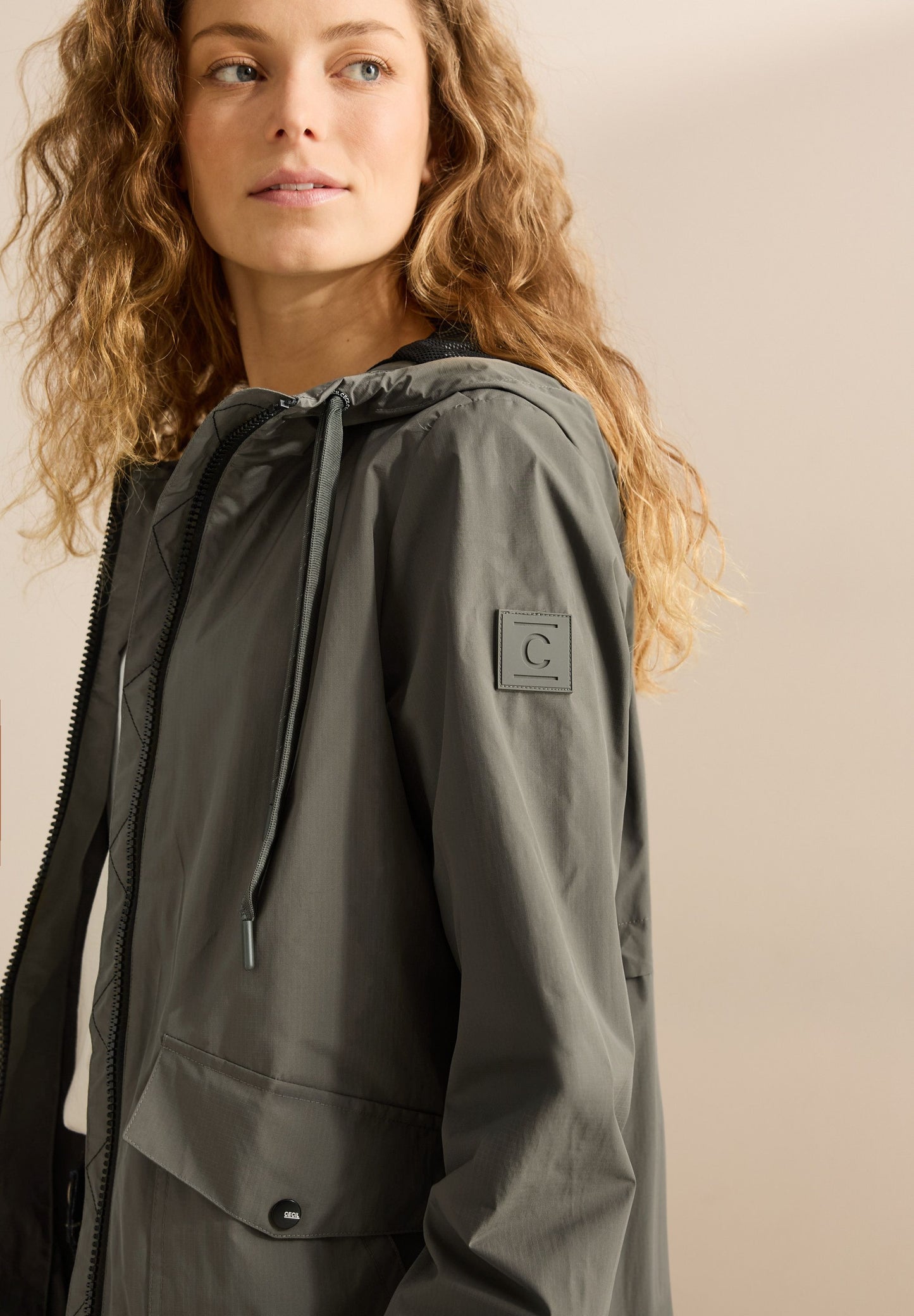 Cecil Damen Windbreaker grün