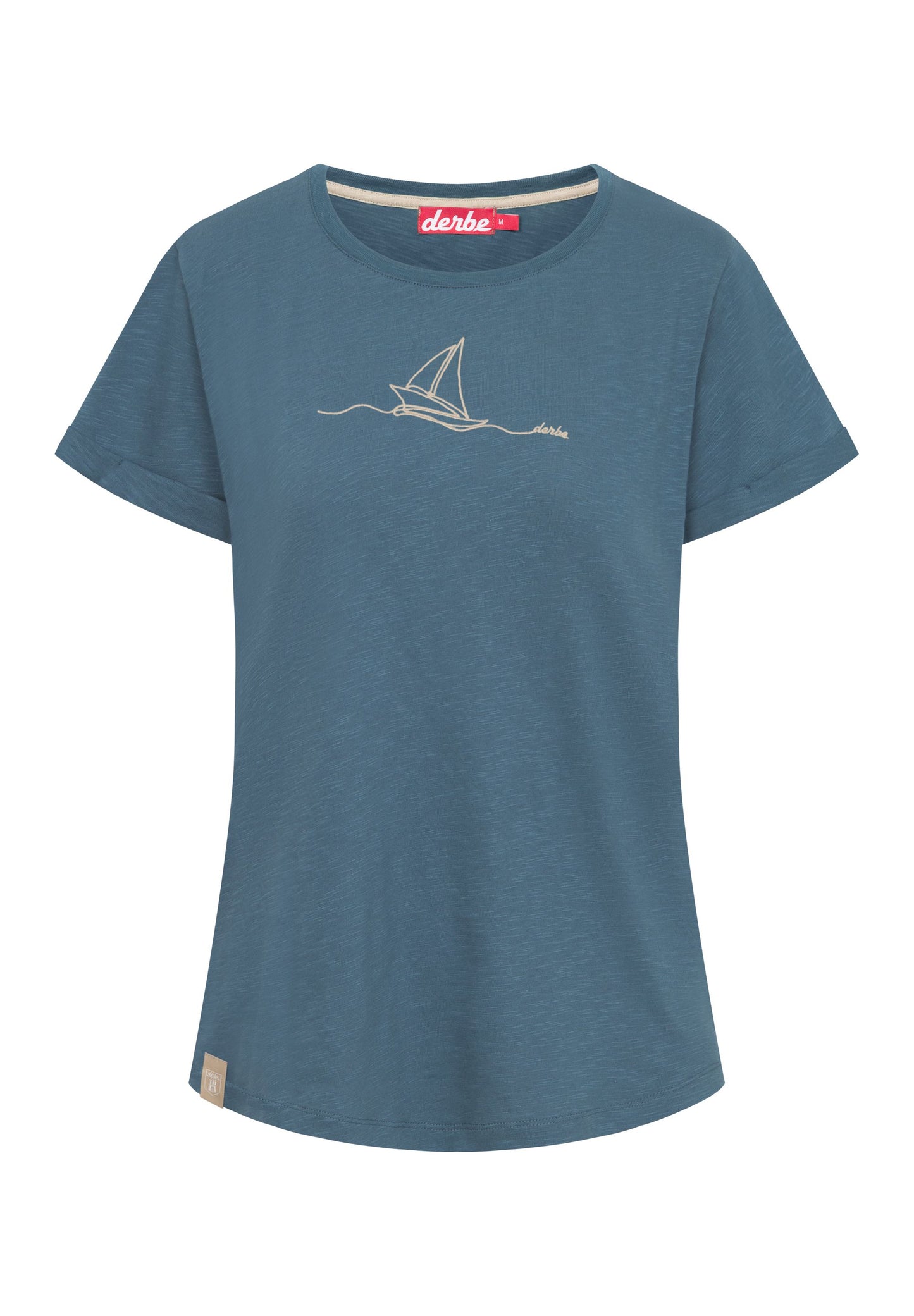 derbe Damen Shirt Segelboot blau