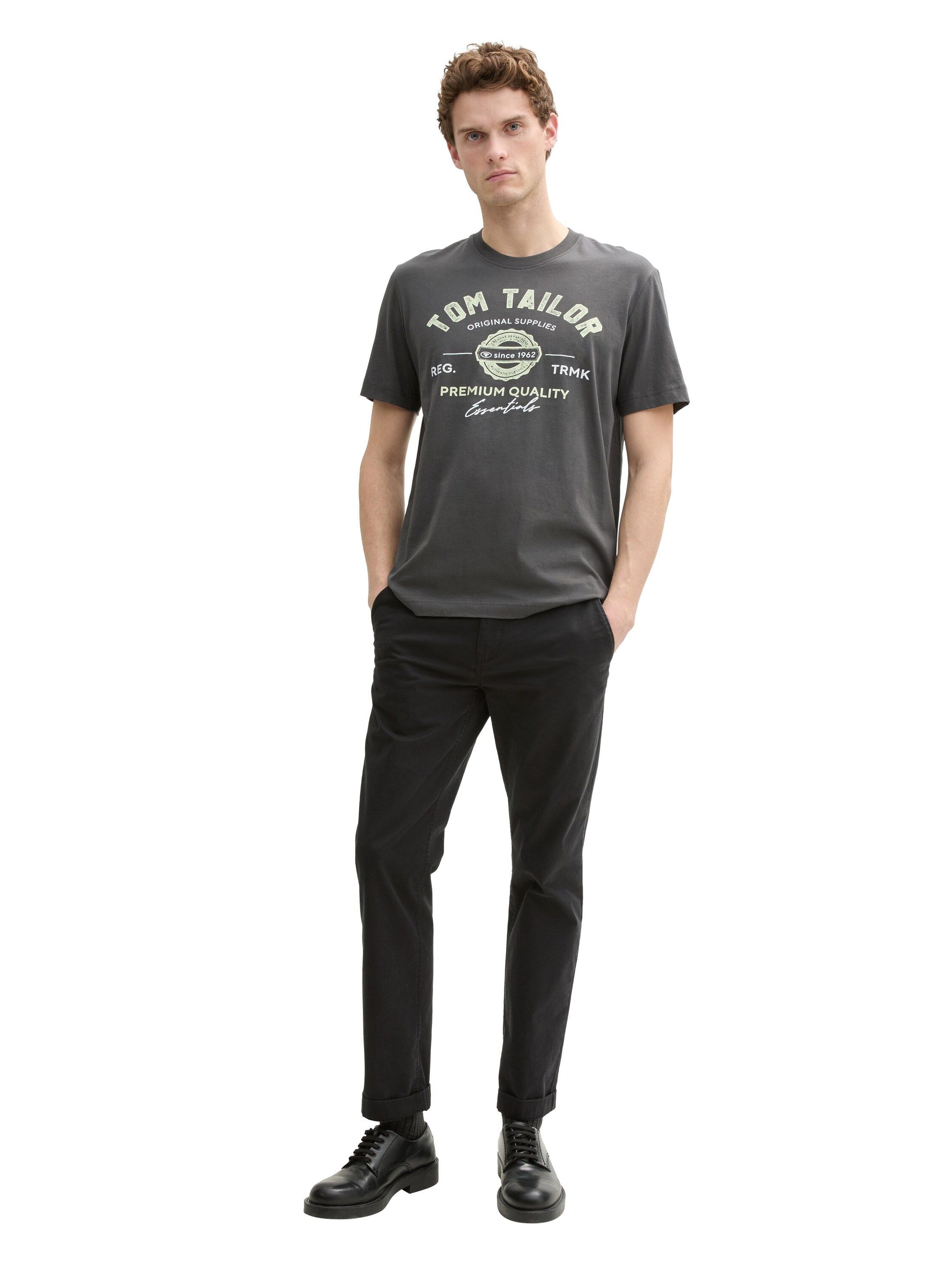 Tom Tailor Herren T-Shirt grau