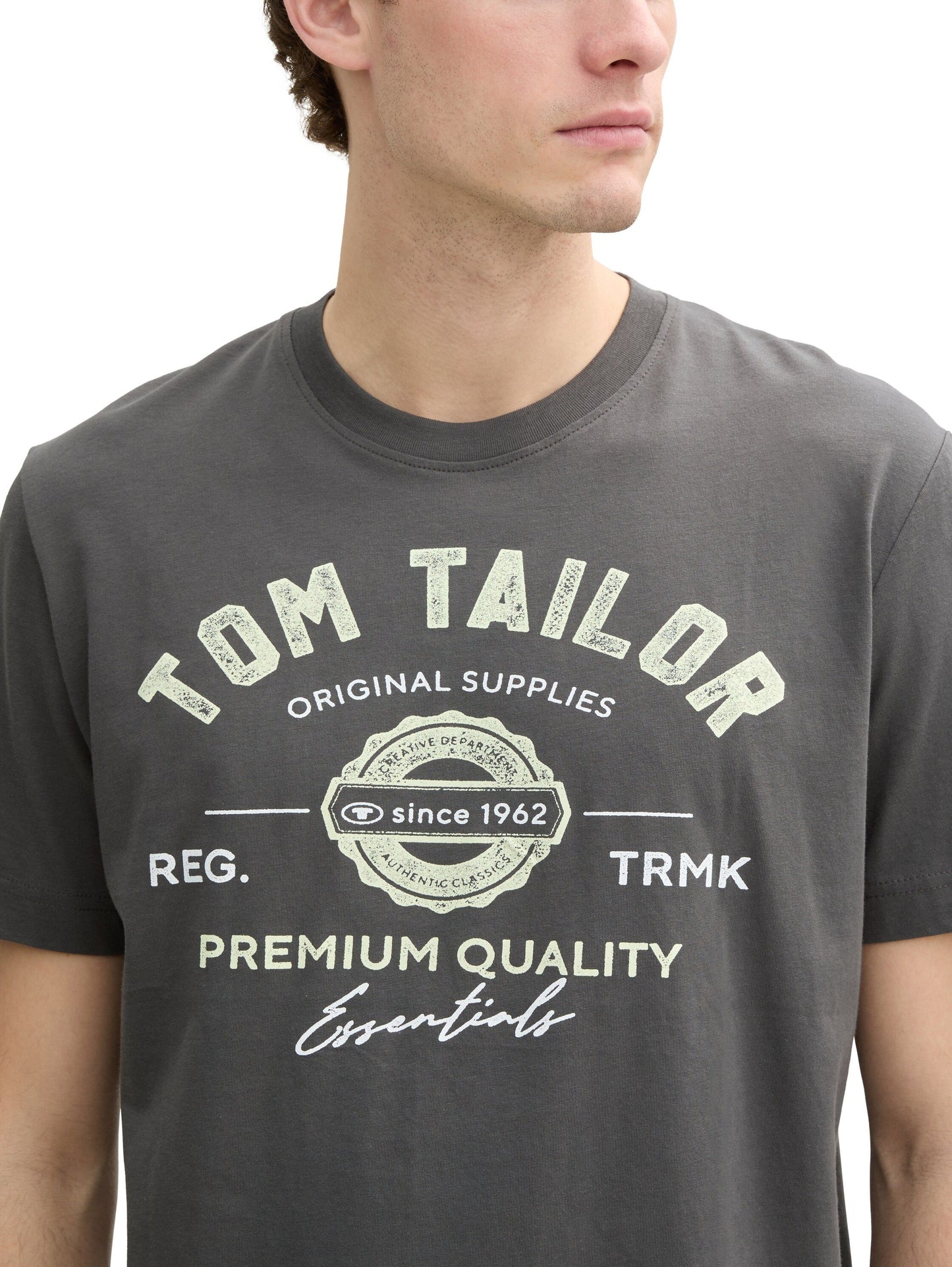 Tom Tailor Herren T-Shirt grau