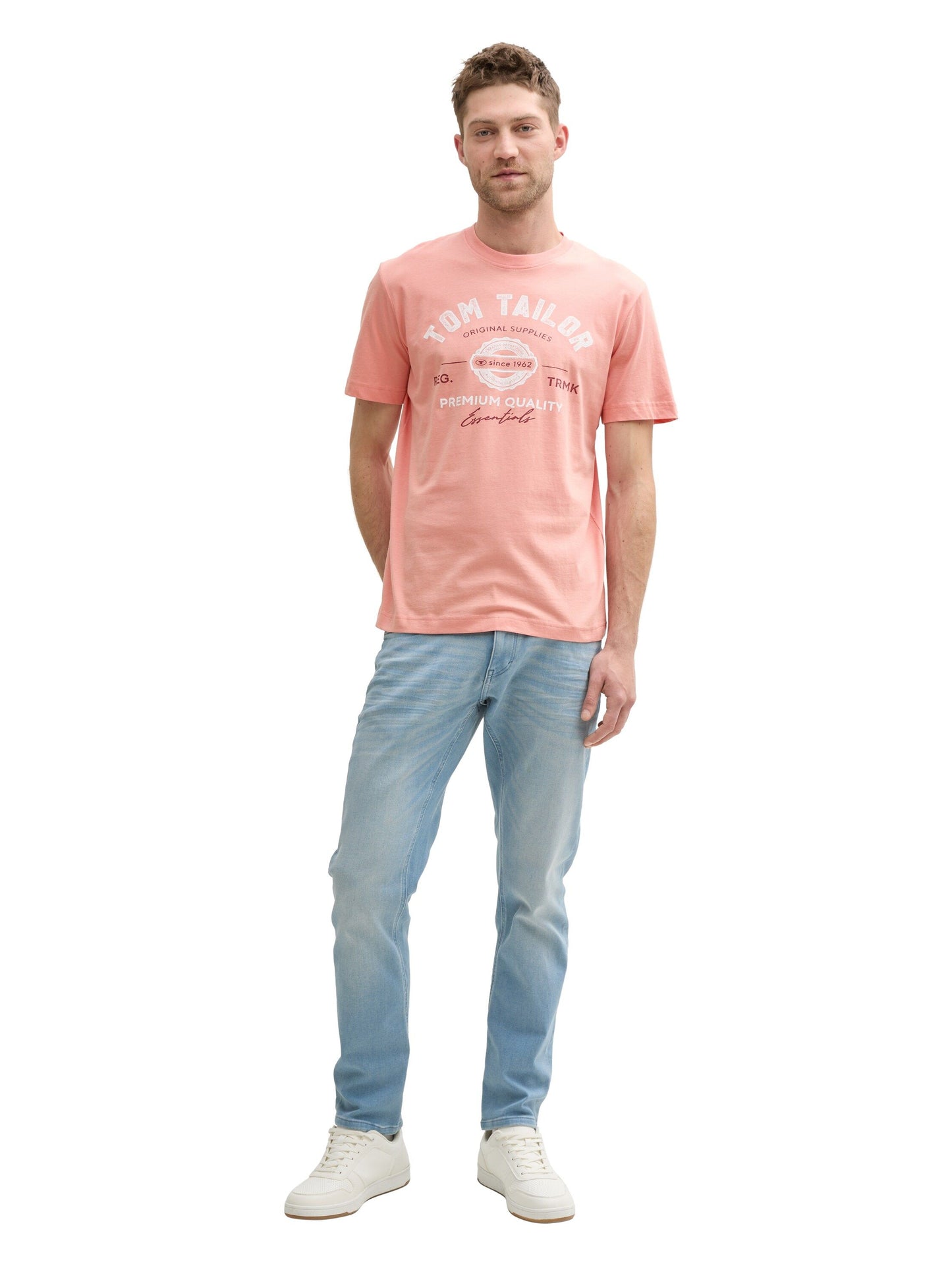 Tom Tailor Herren T-Shirt rosa