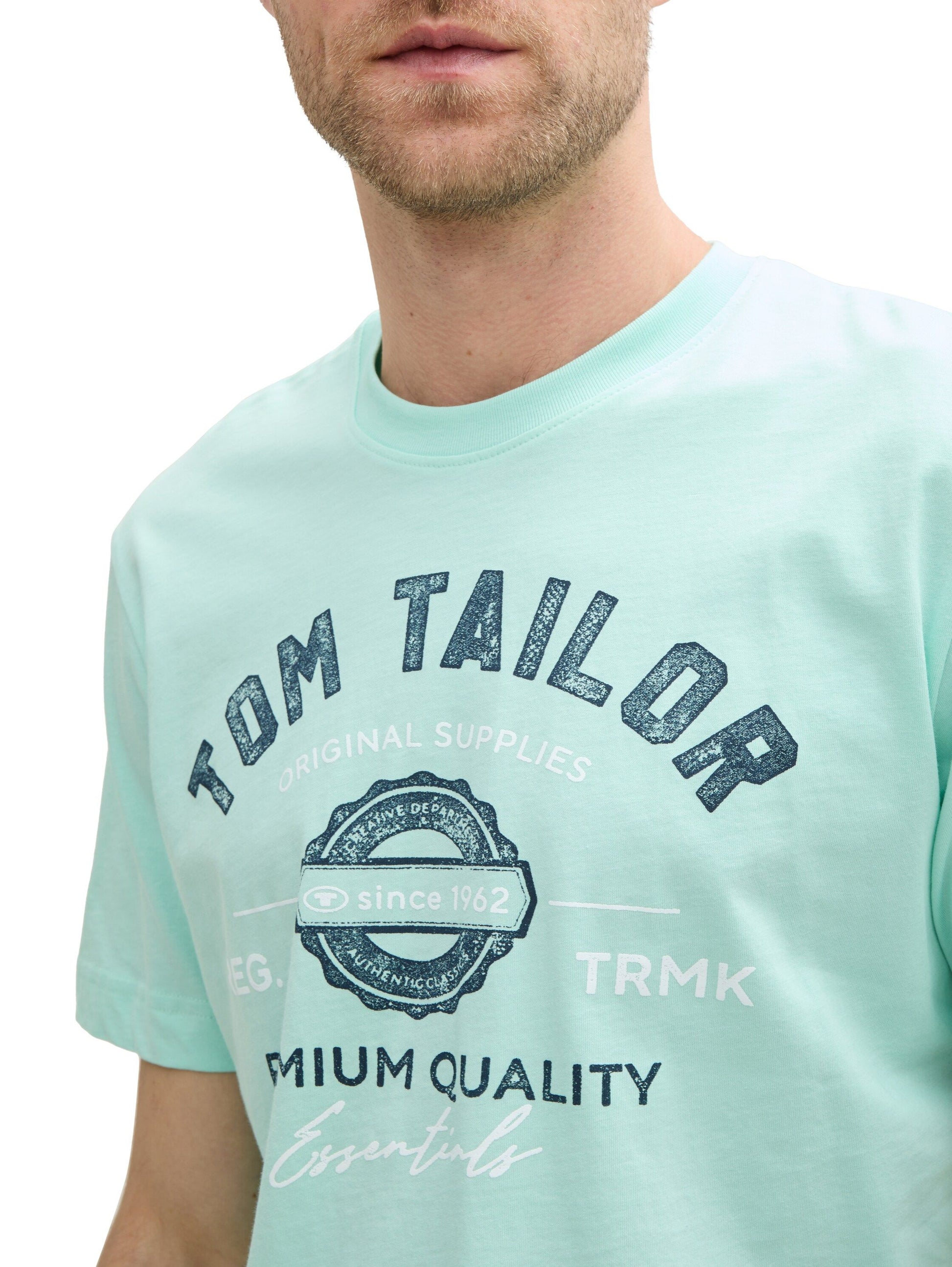 Tom Tailor Herren T-Shirt grün