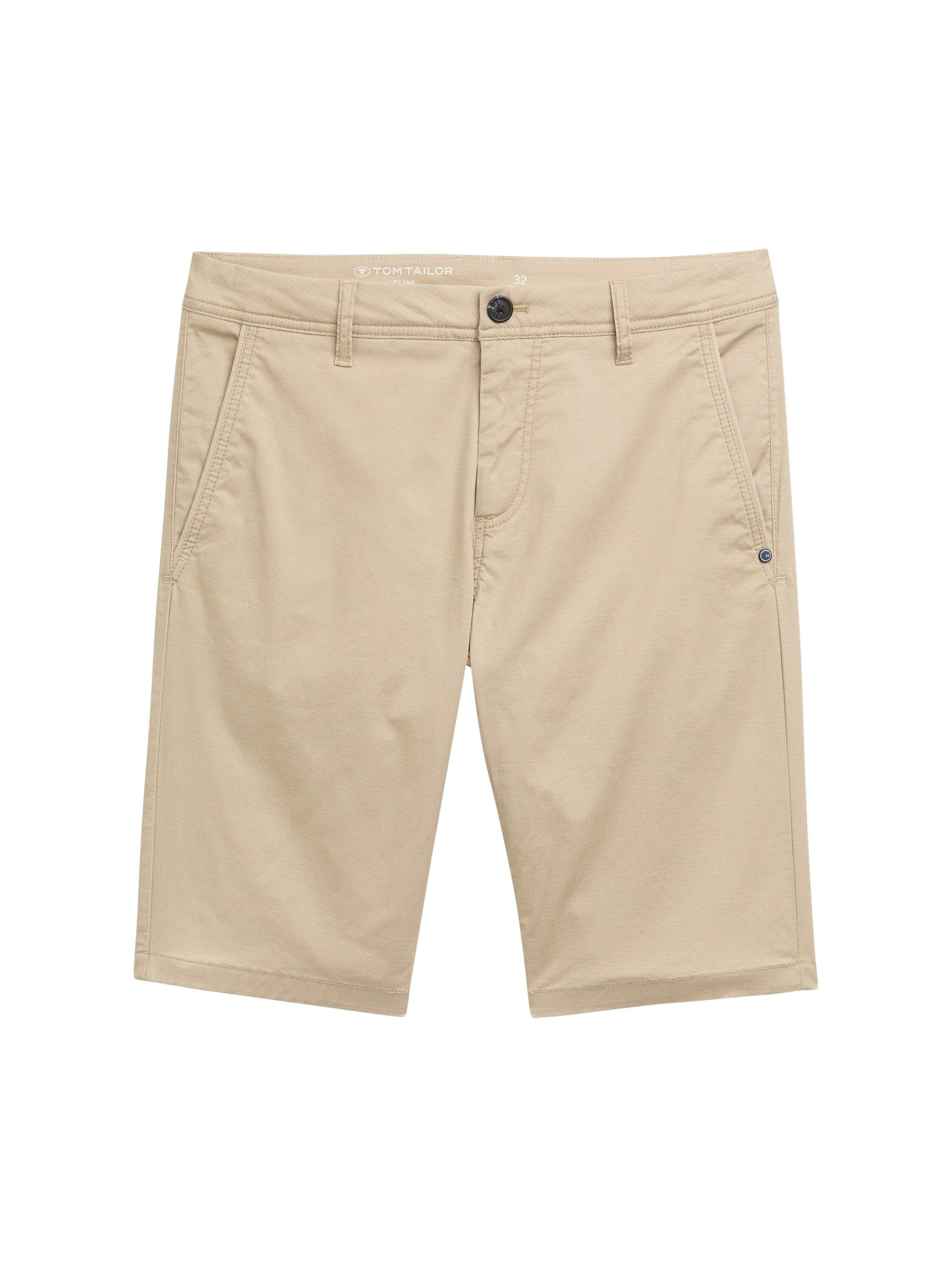 Tom Tailor Herren Slim Chino Shorts beige