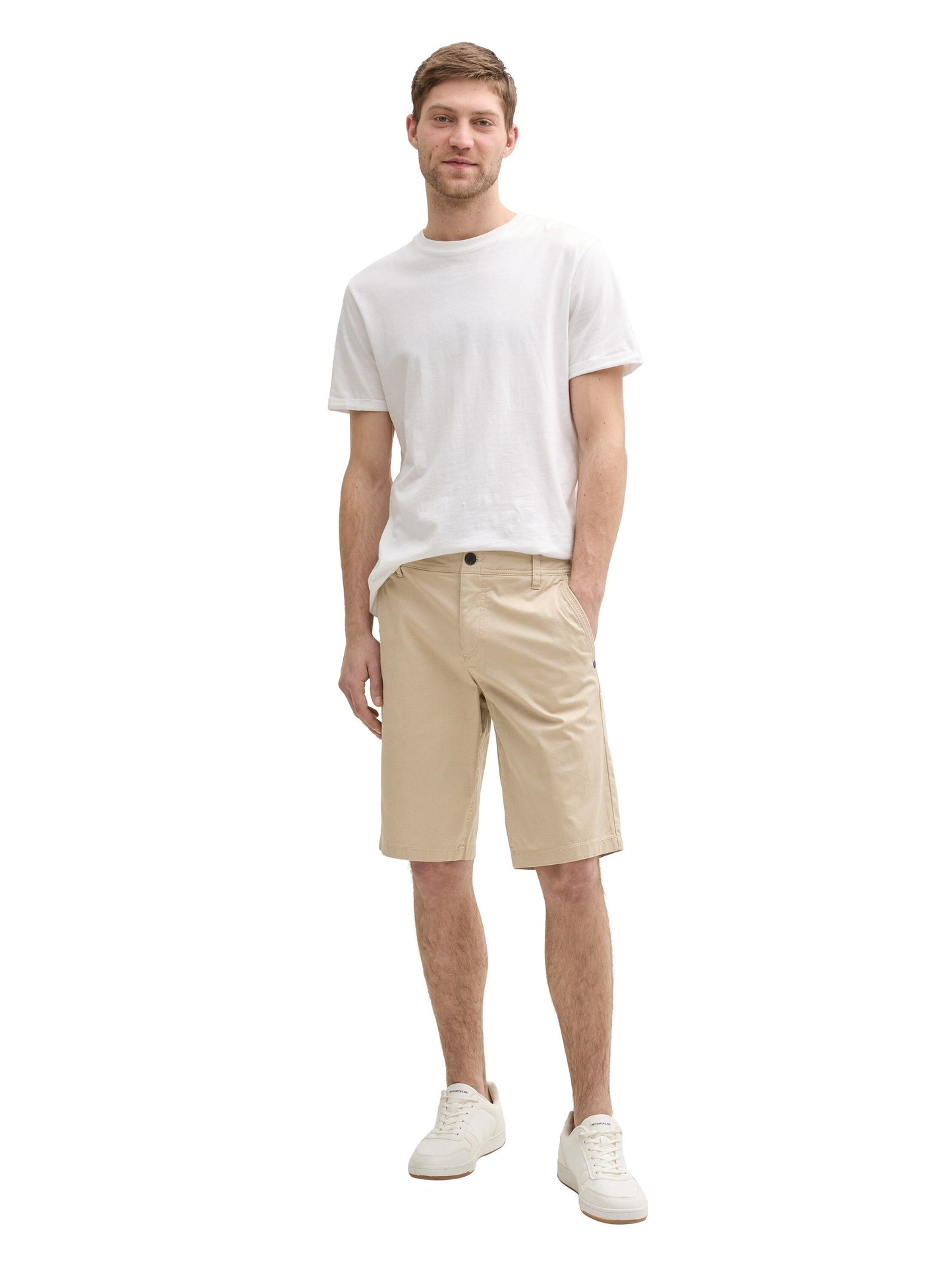 Tom Tailor Herren Slim Chino Shorts beige