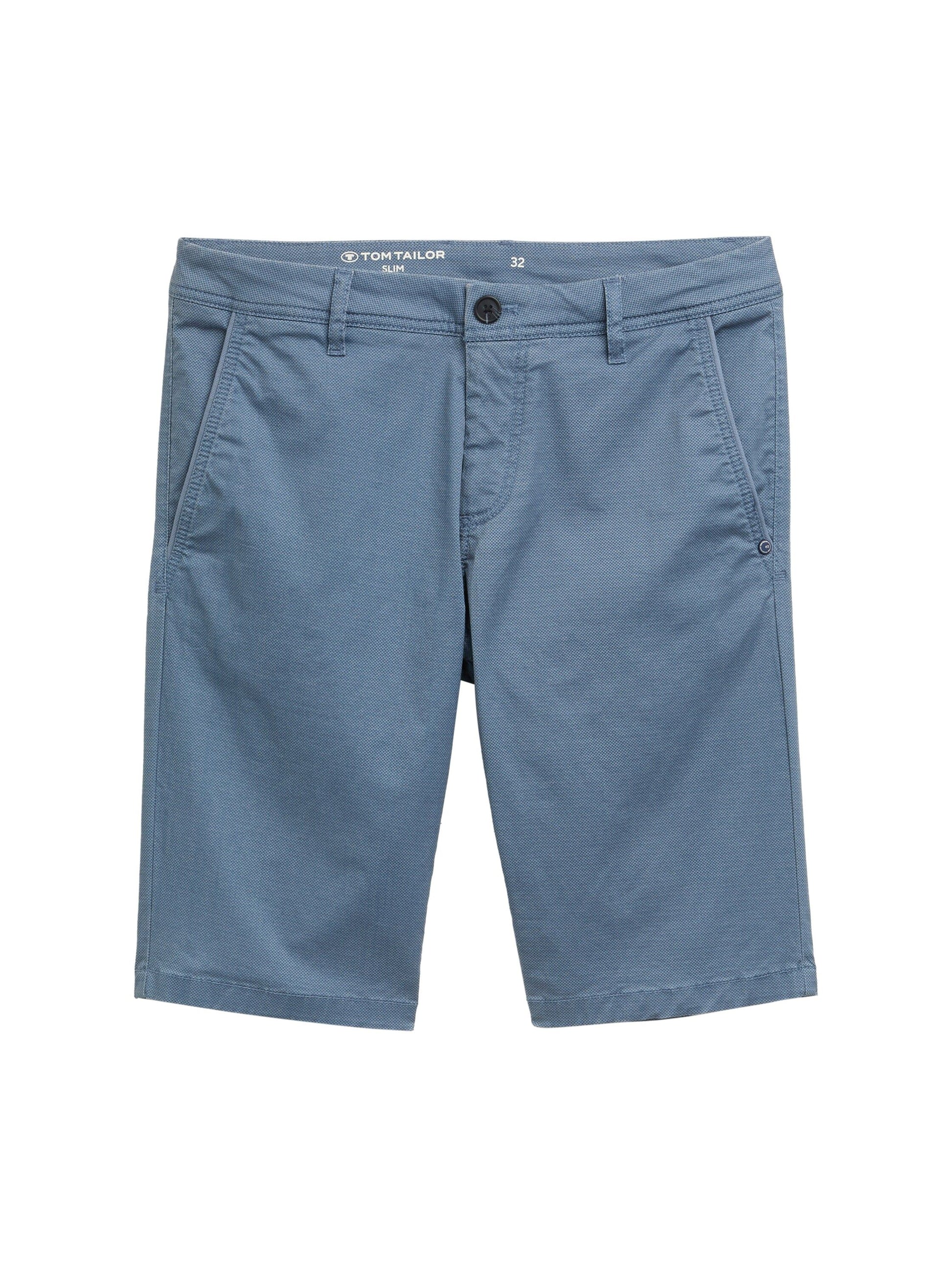 Tom Tailor Herren Slim Chino Shorts blau