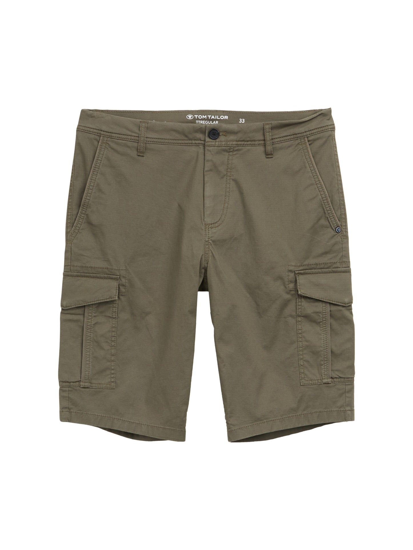 Tom Tailor Herren Cargo Shorts grün