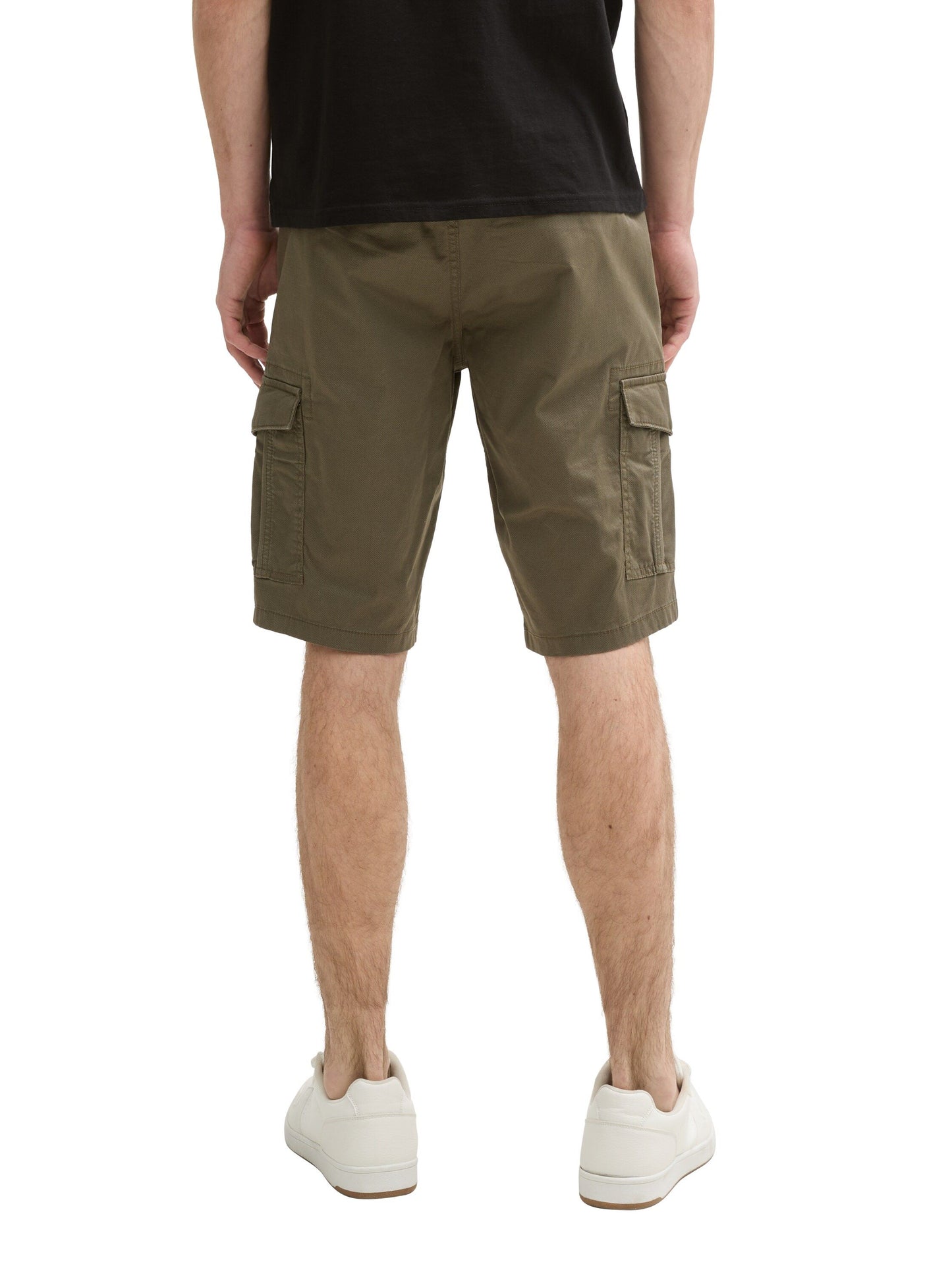 Tom Tailor Herren Cargo Shorts grün