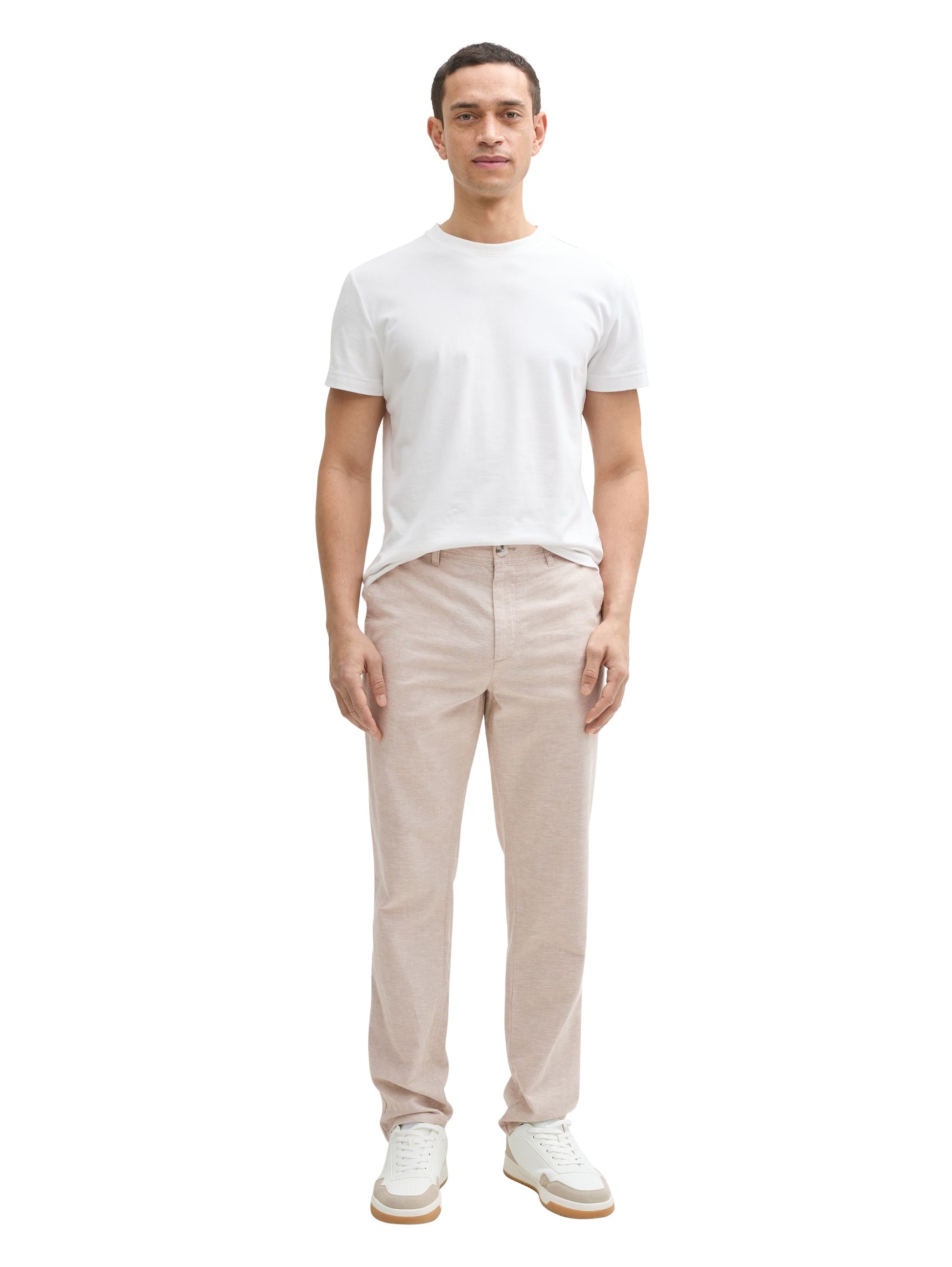 Tom Tailor Herren Chino Hose beige