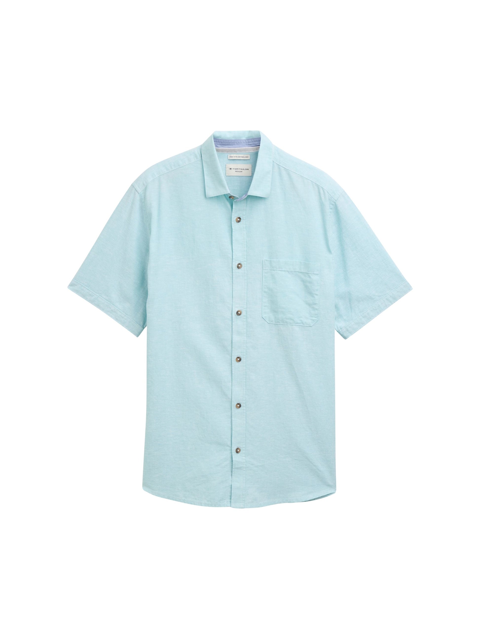 Tom Tailor Herren Kurzarmhemd XXXL grün