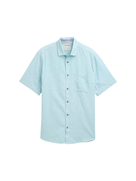 Tom Tailor Herren Kurzarmhemd XXXL grün