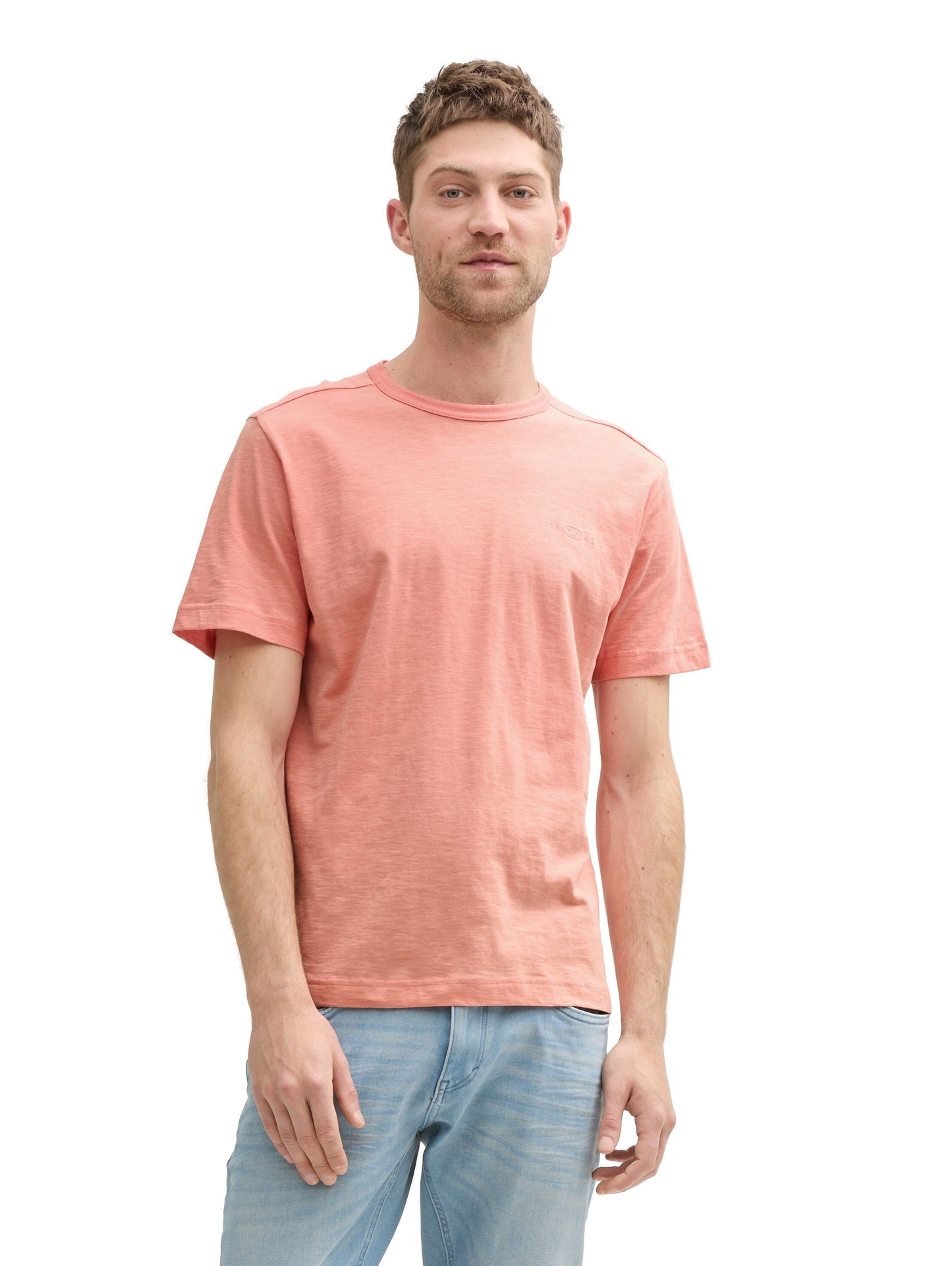 Tom Tailor Herren T-Shirt rosa