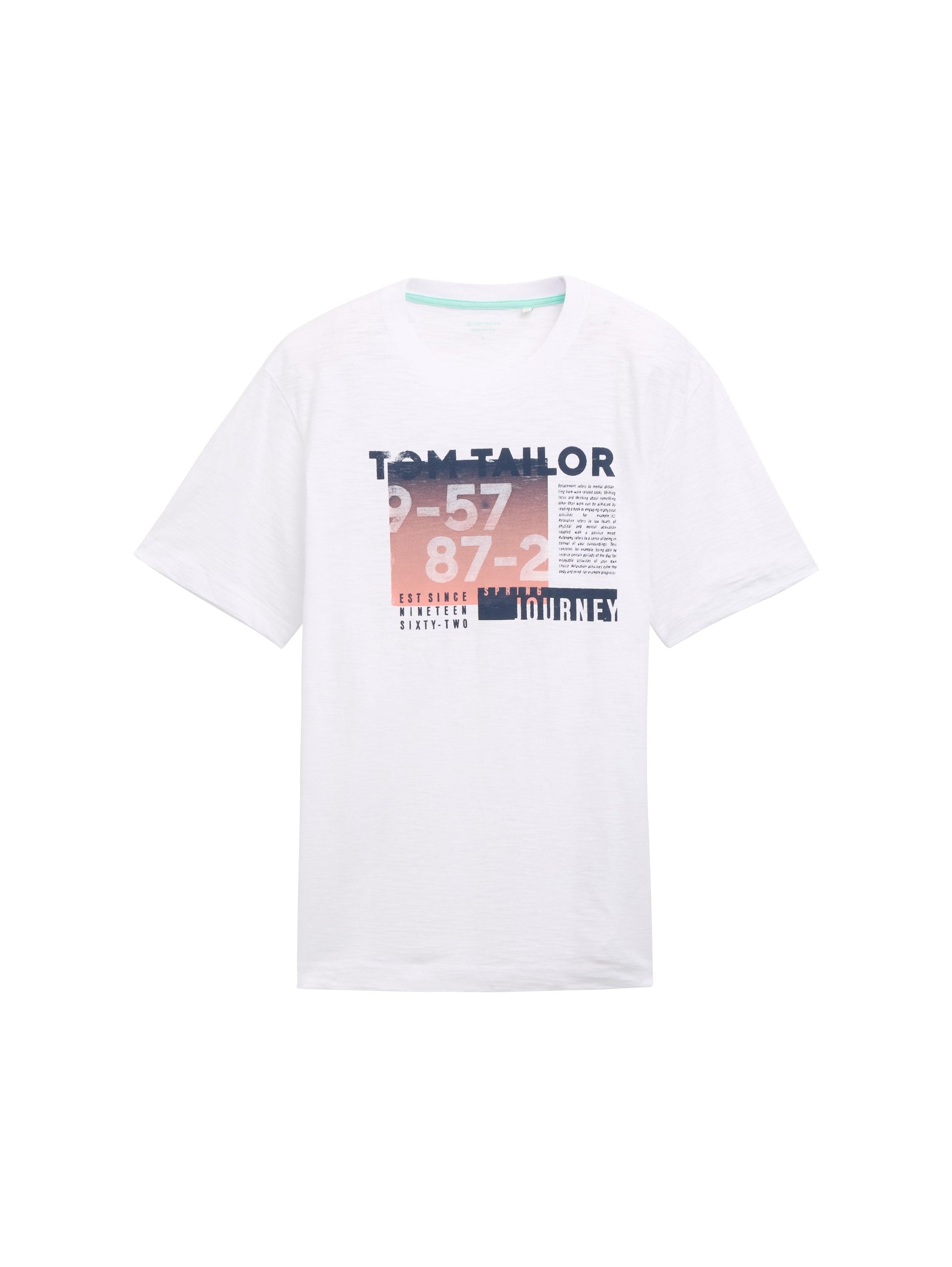 Tom Tailor Herren T-Shirt XXXL weiß