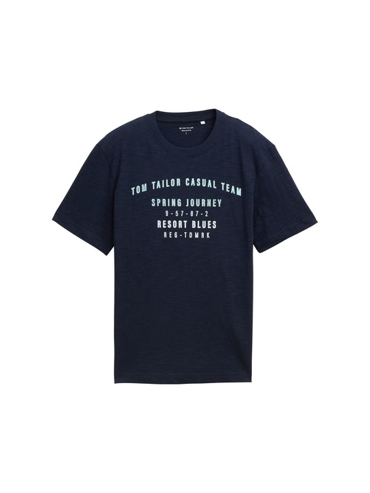 Tom Tailor Herren T-Shirt XXXL blau