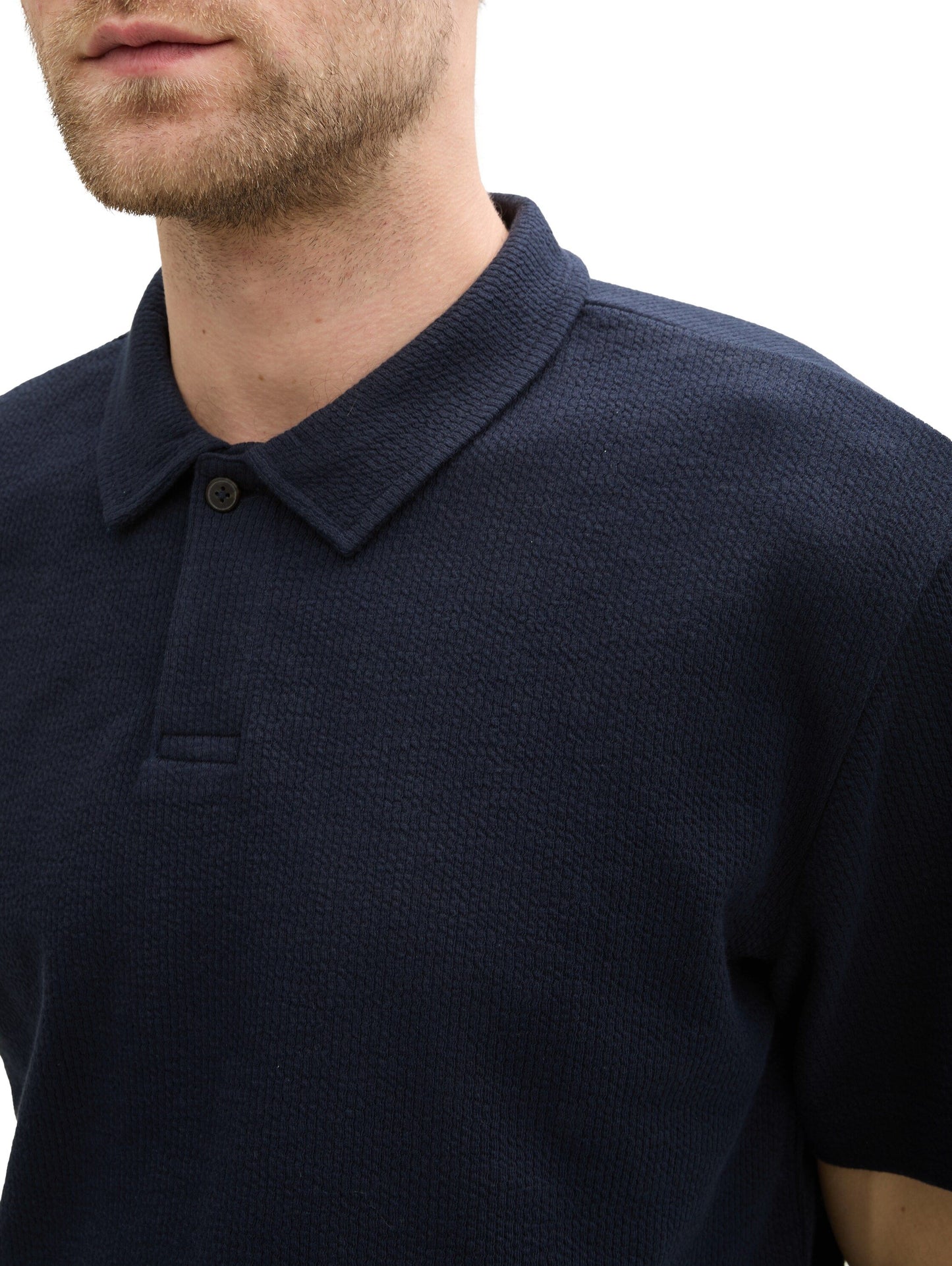 Tom Tailor Herren Poloshirt blau