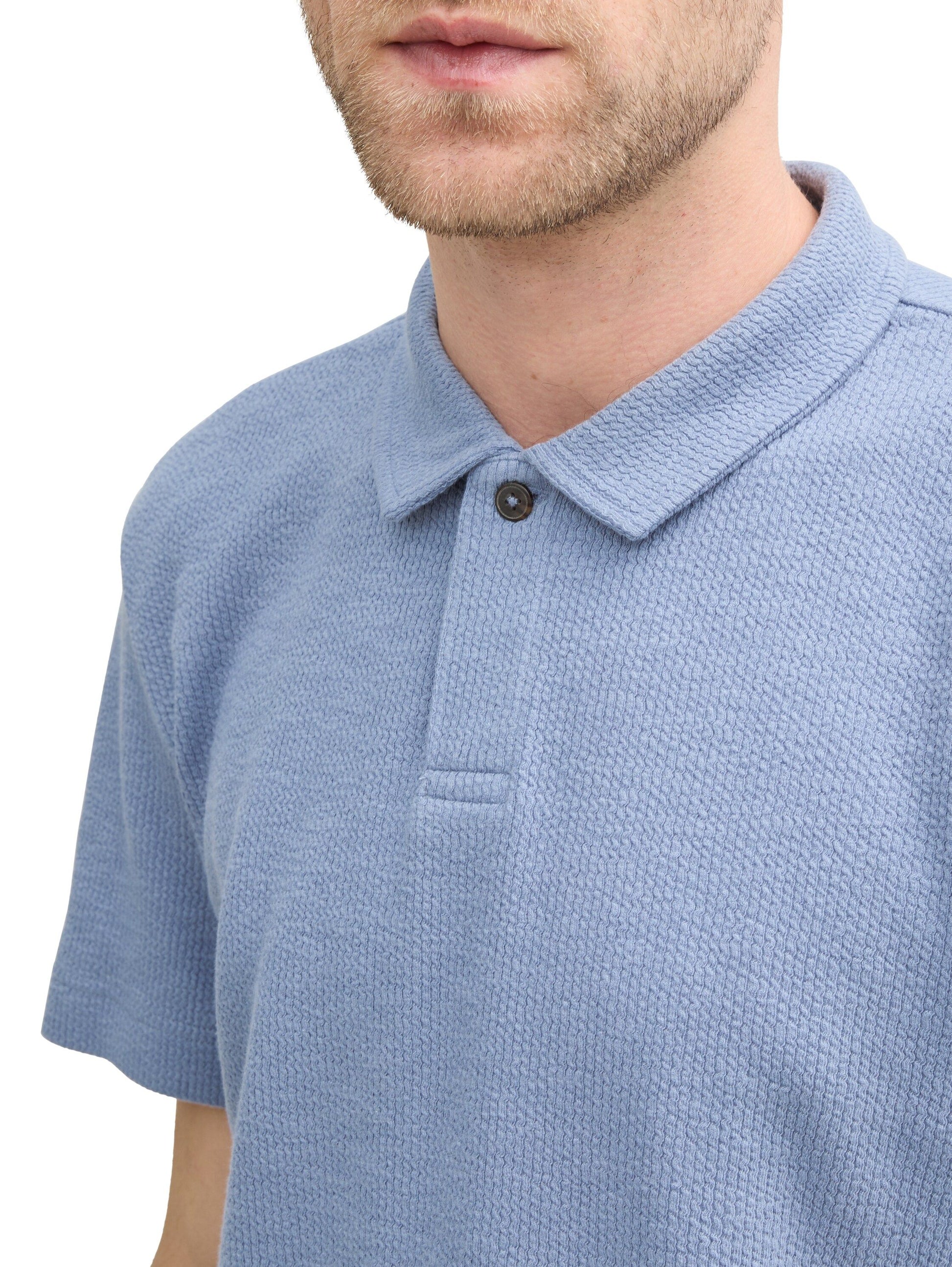 Tom Tailor Herren Poloshirt blau