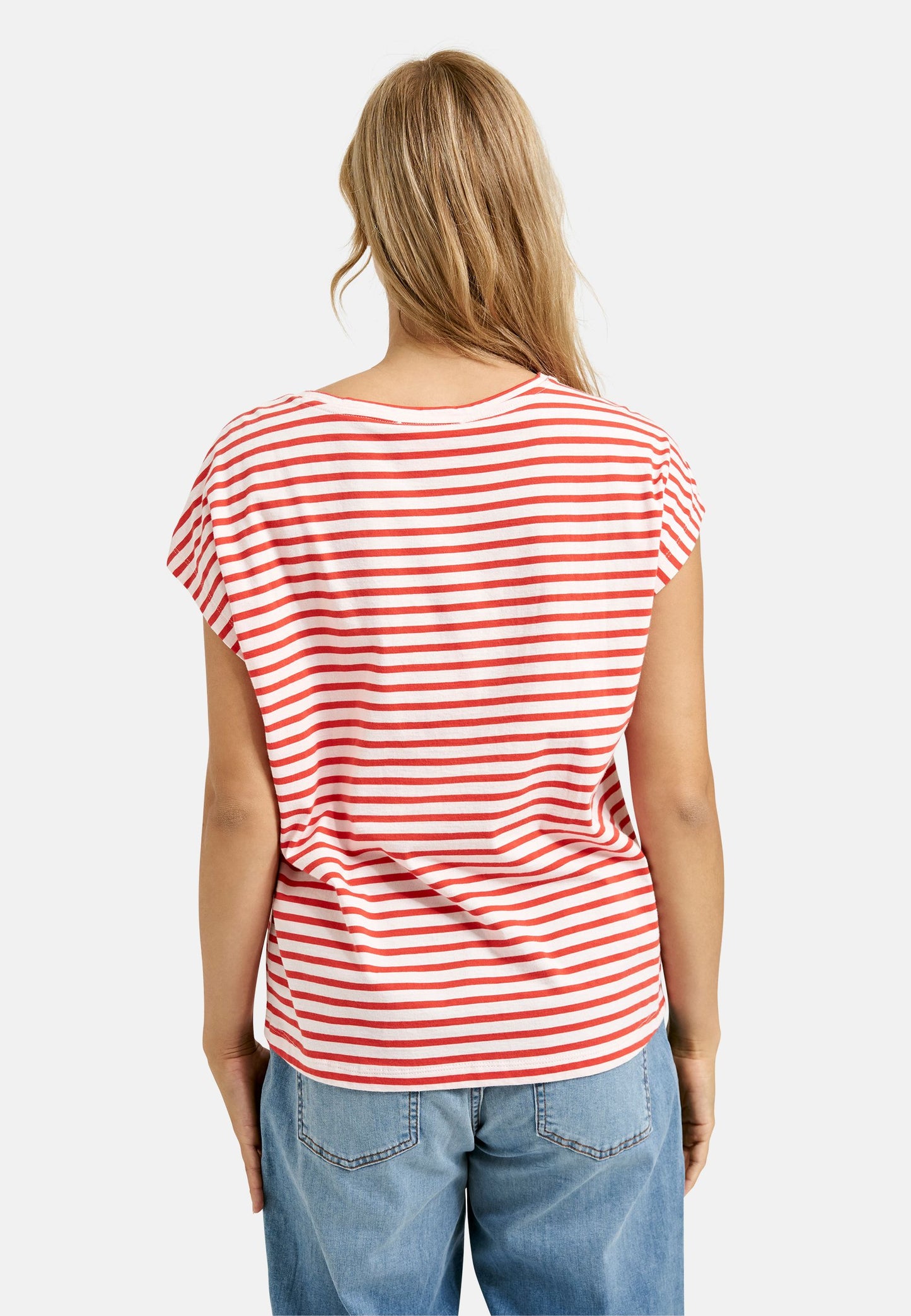 Smith & Soul Damen T-Shirt Striped rosa