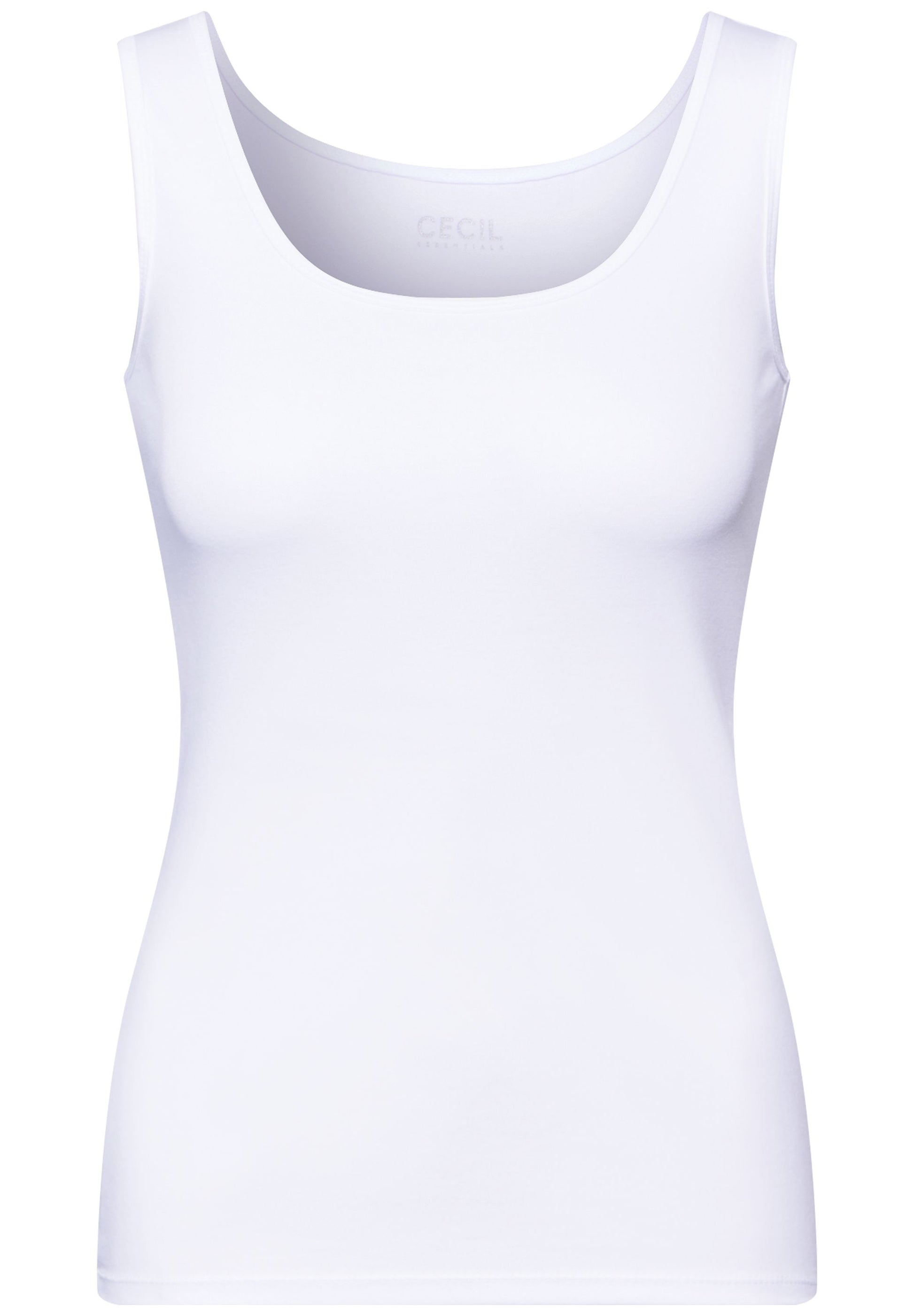 Cecil Damen Basic Top XXL weiß