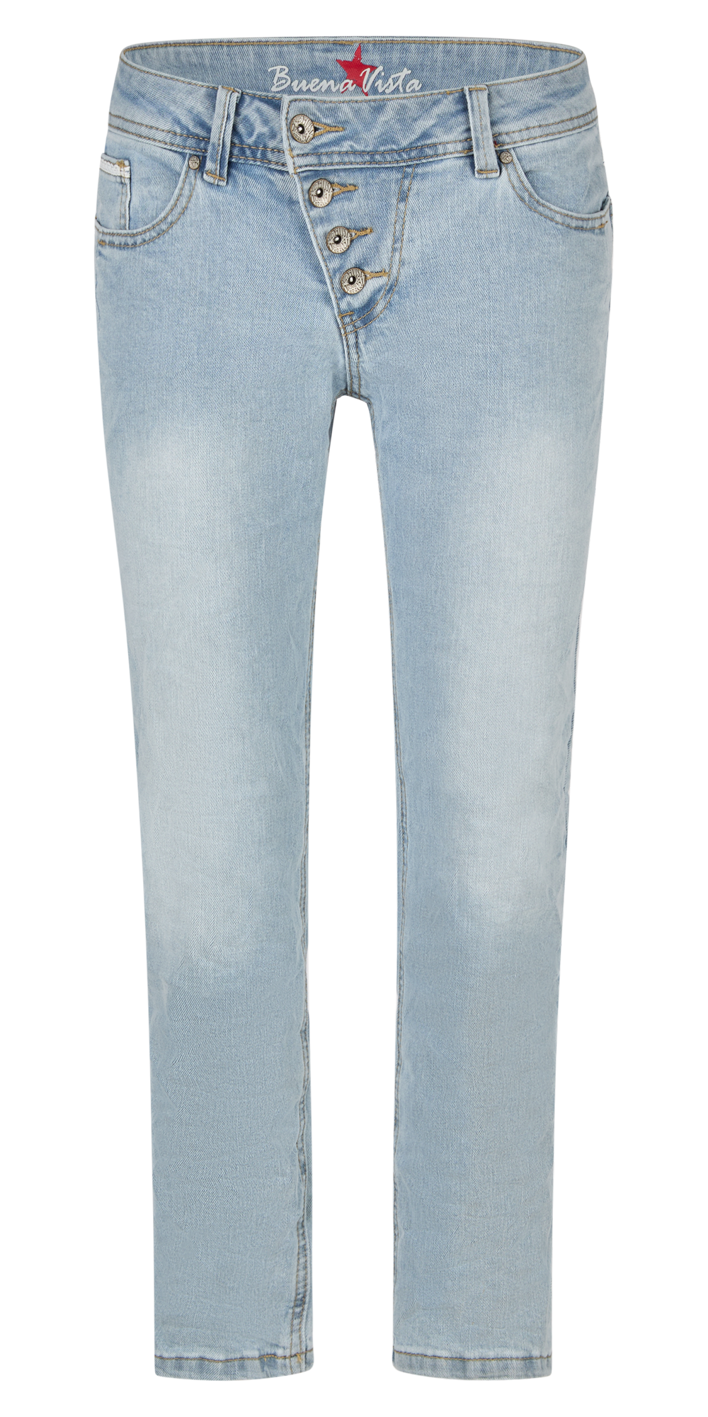 Buena Vista Damen Jeans Malibu straight 7/8 blau