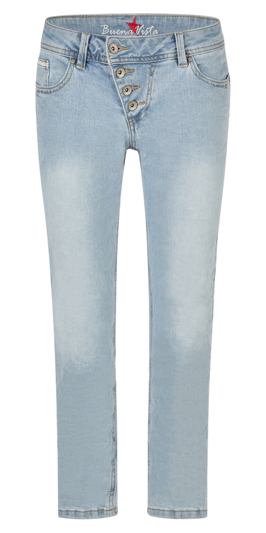 Buena Vista Damen Jeans Malibu straight 7/8 blau