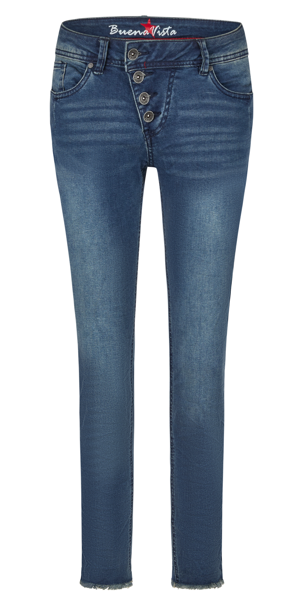 Buena Vista Damen Jeans Malibu 7/8 blau