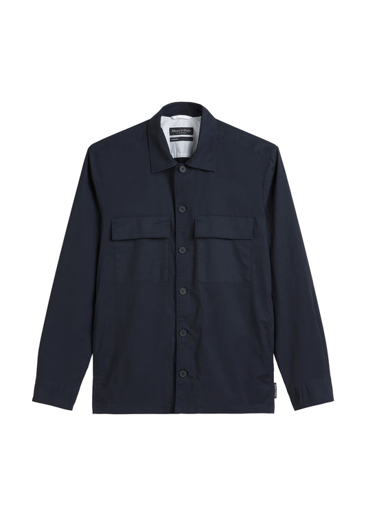 Marc O'Polo Herren Overshirt blau