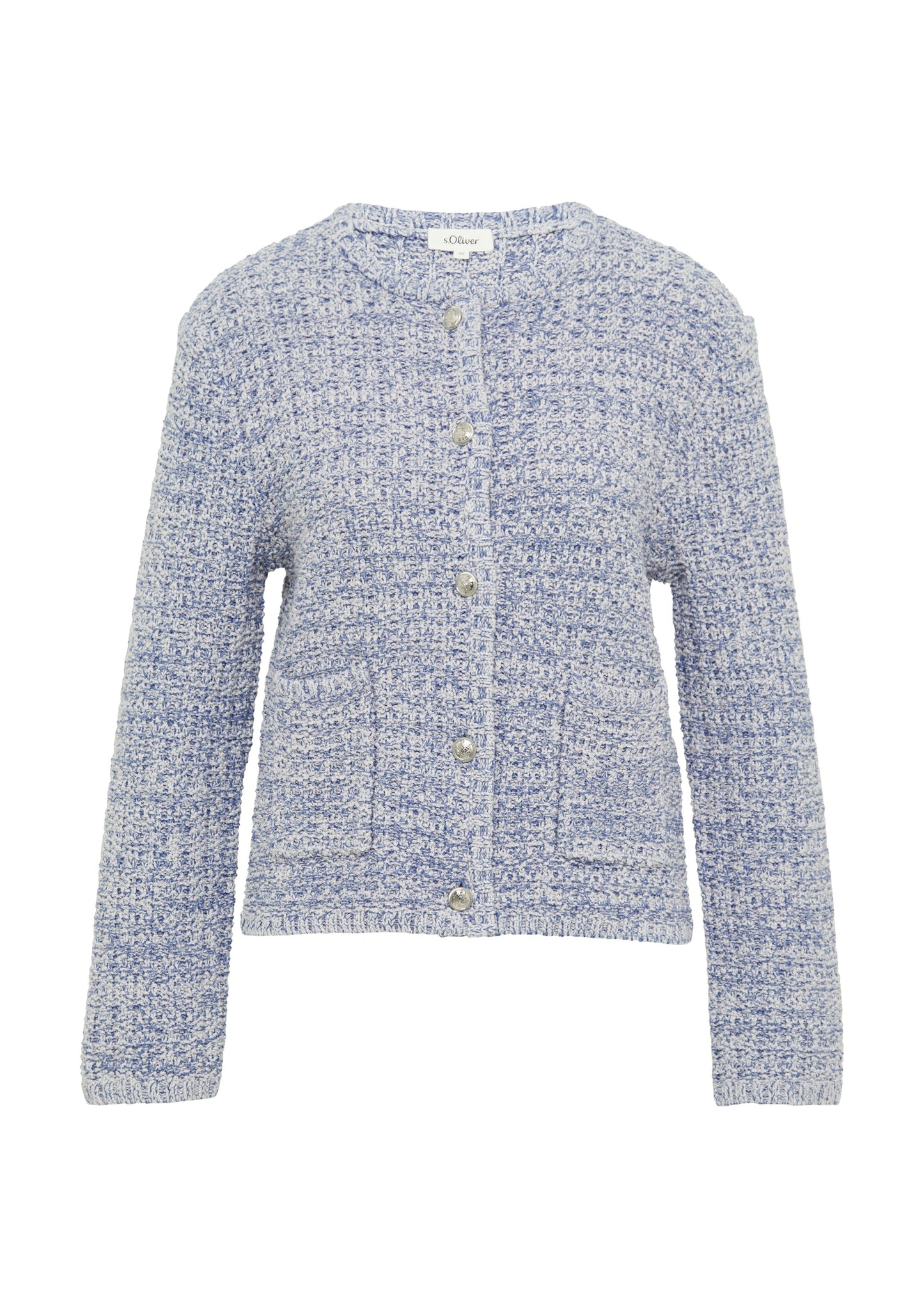 s.Oliver Damen Strickjacke blau