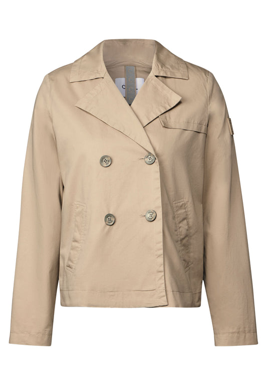 Cecil Damen kurze Trench Jacke XXL beige