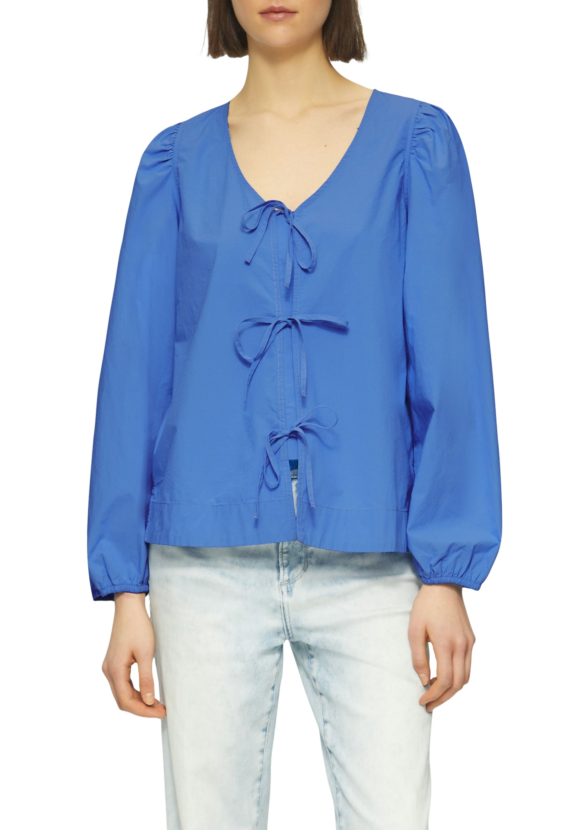 s.Oliver Damen Bluse blau