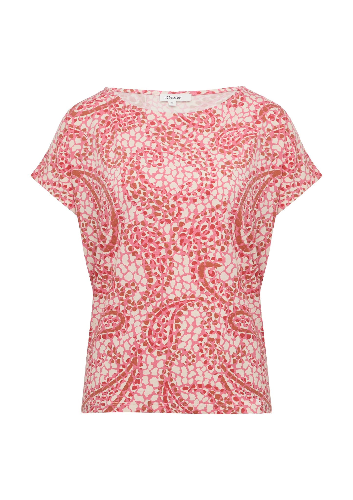 s.Oliver Damen T-Shirt rot