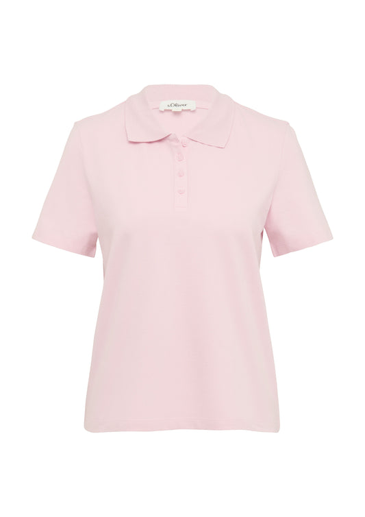 s. Oliver Damen Polo-Shirt rosa