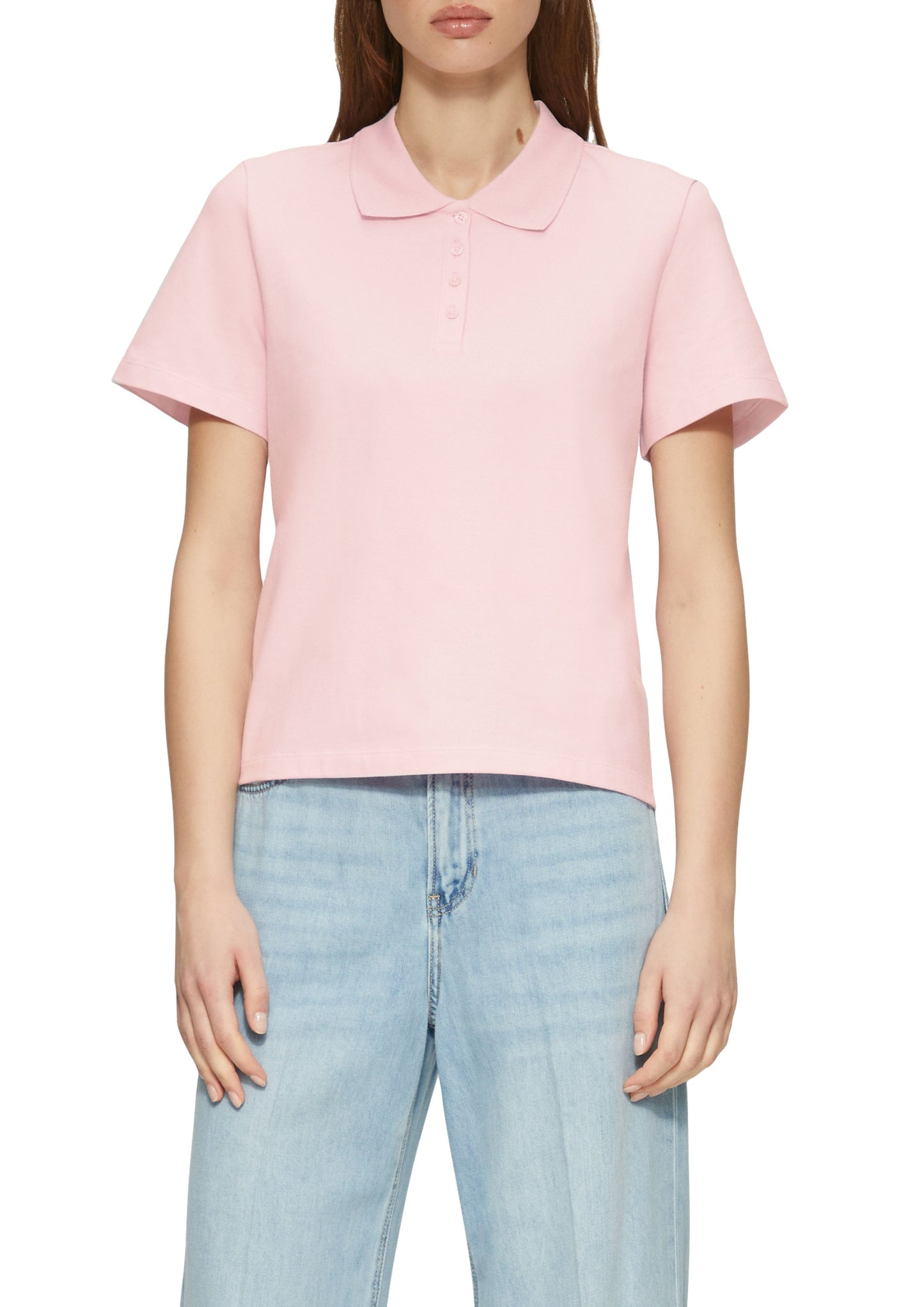 s. Oliver Damen Polo-Shirt rosa