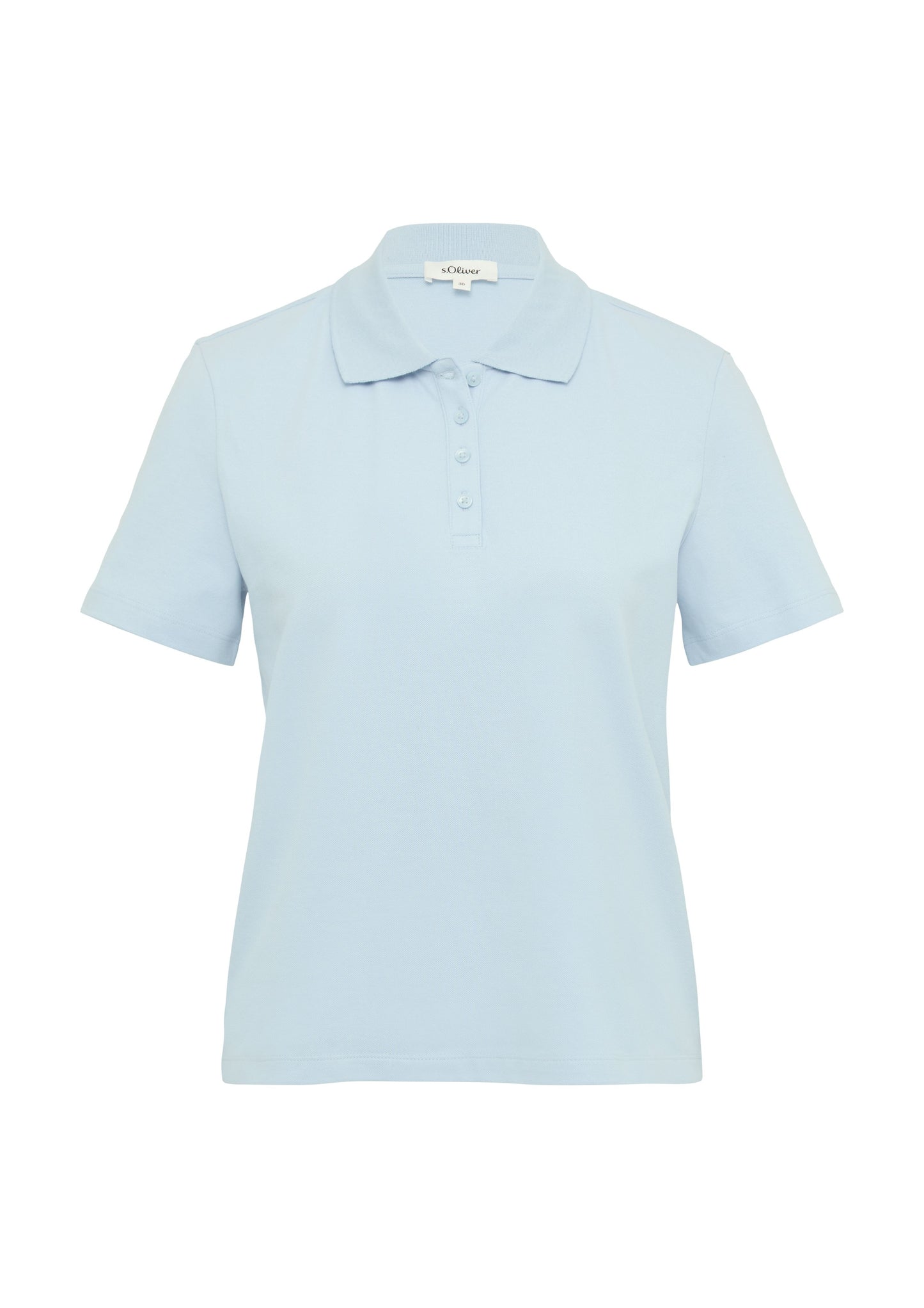 s. Oliver Damen Polo-Shirt blau