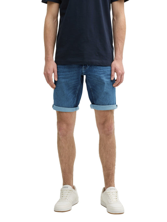 Tom Tailor Herren Jeans Short blau