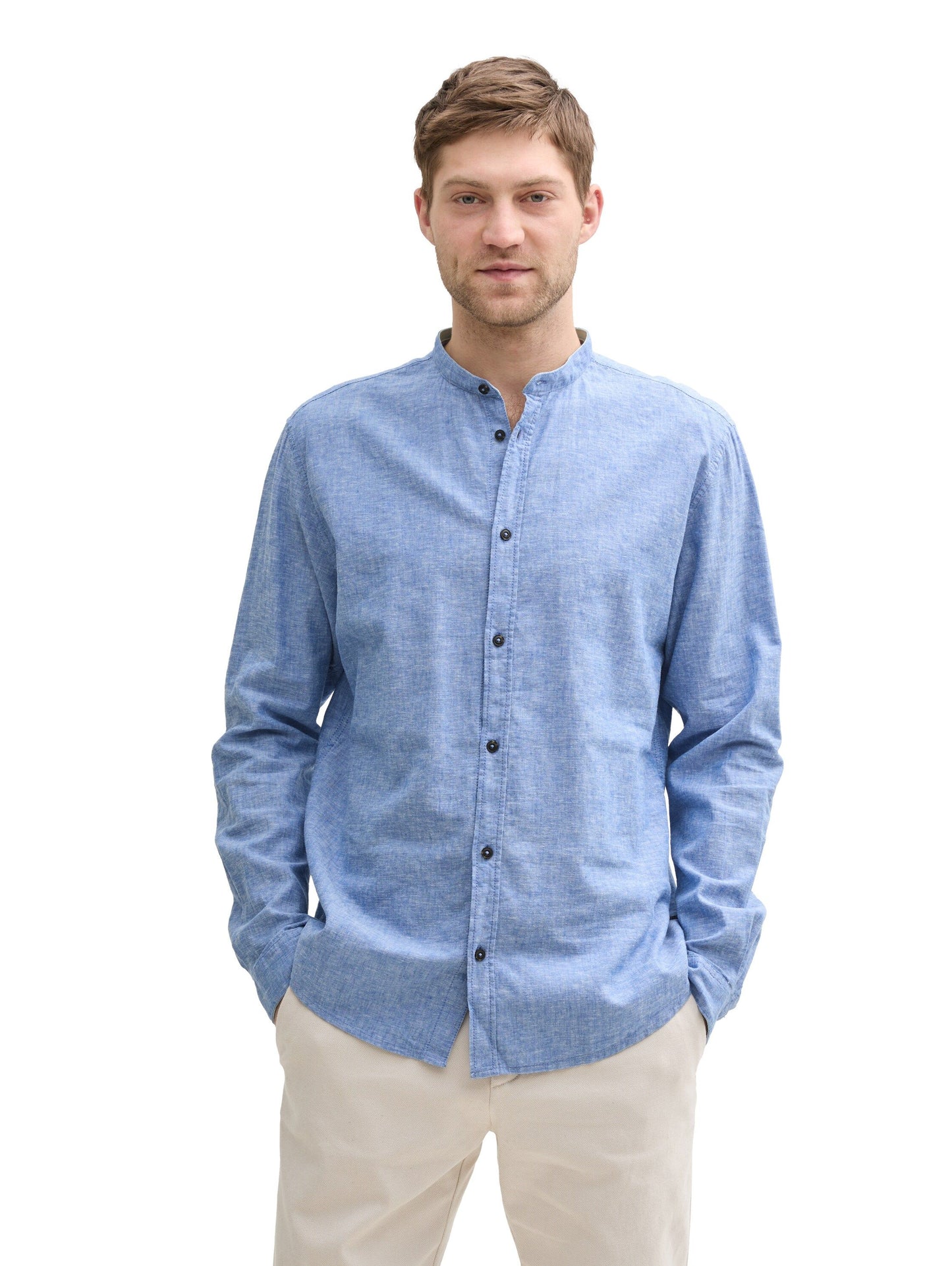 Tom Tailor Herren Hemd blau