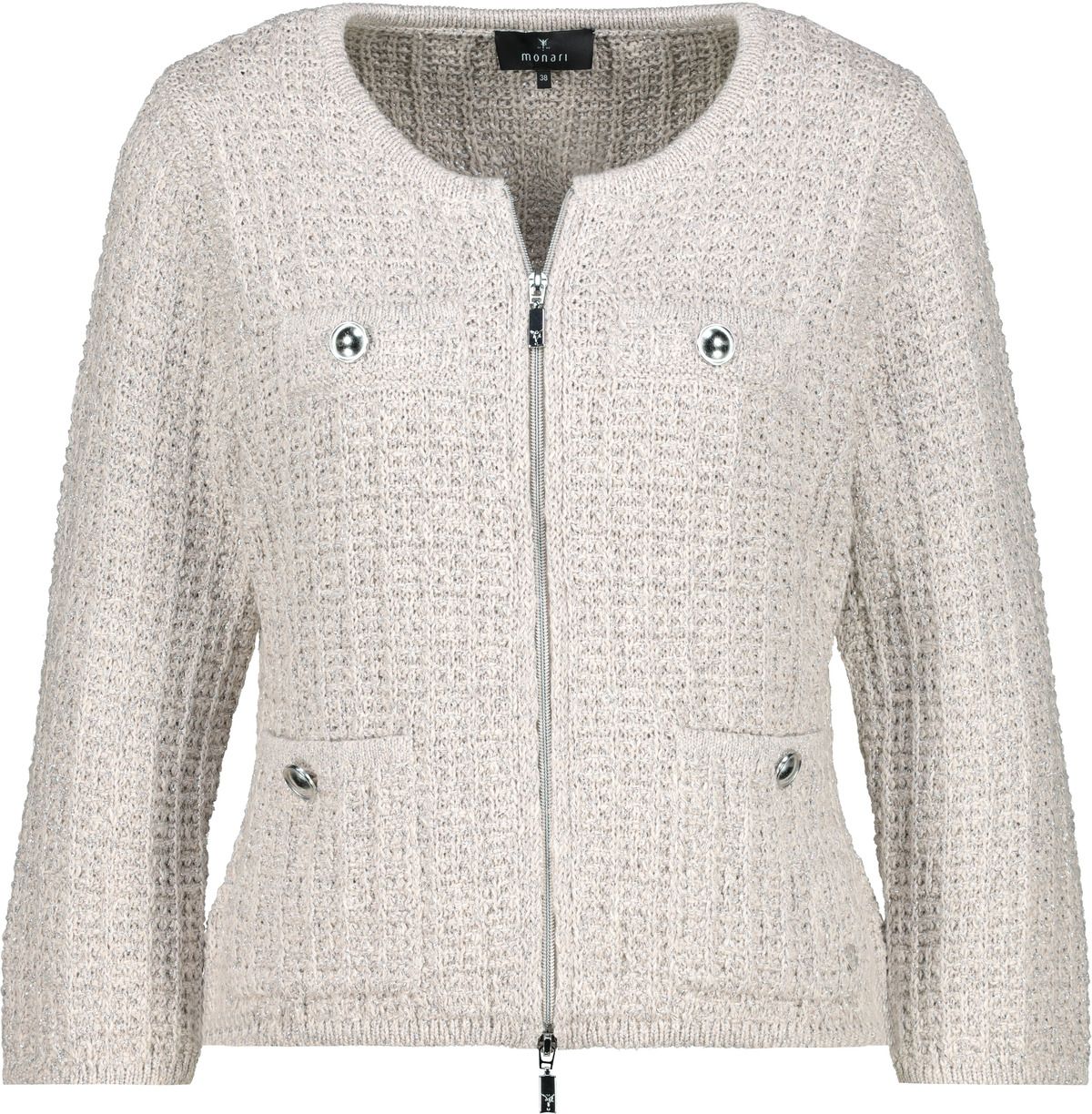 Monari Damen Strickjacke beige